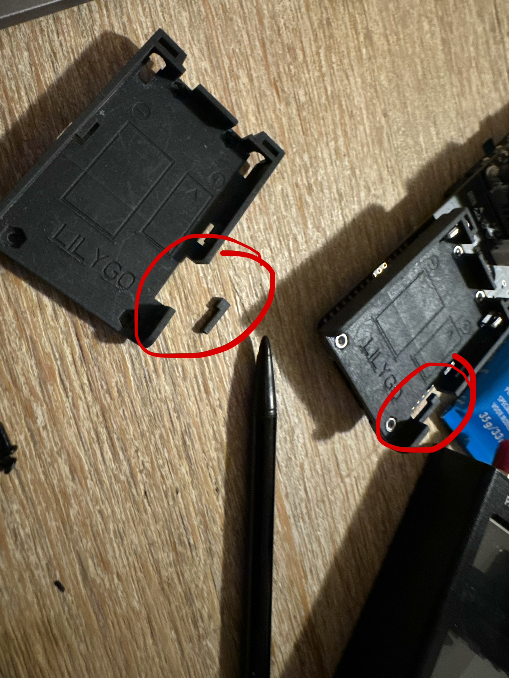 LilyGo T-Beam 1W Battery Tray - photo 3