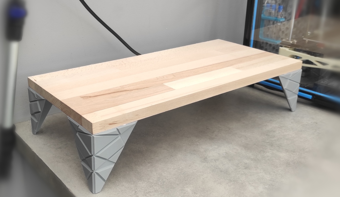 Office Shelf N°01 / Pied étagère de bureau / No support / DIY