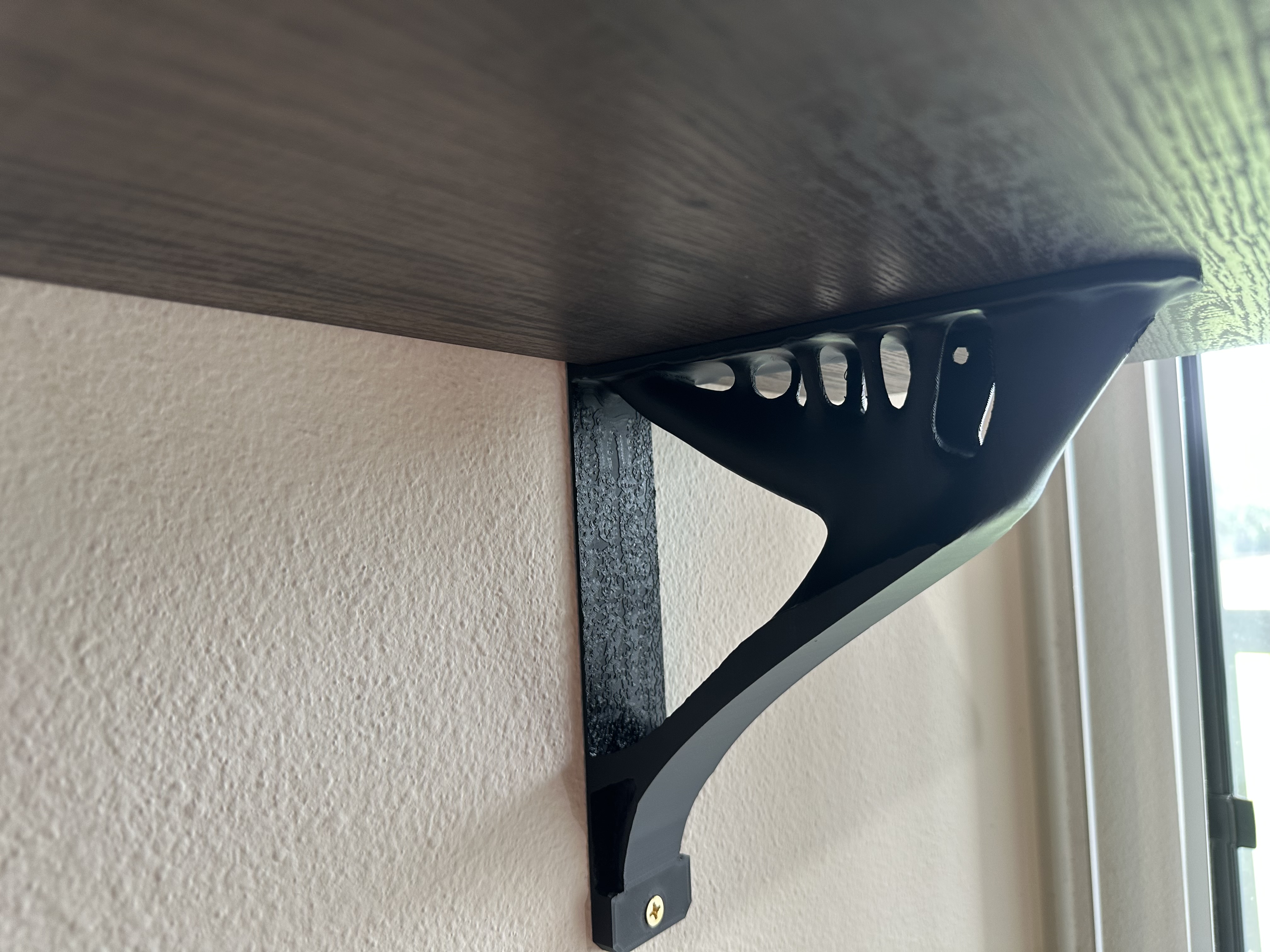Topology Shelf Bracket, now with Screw Holes for Base Board