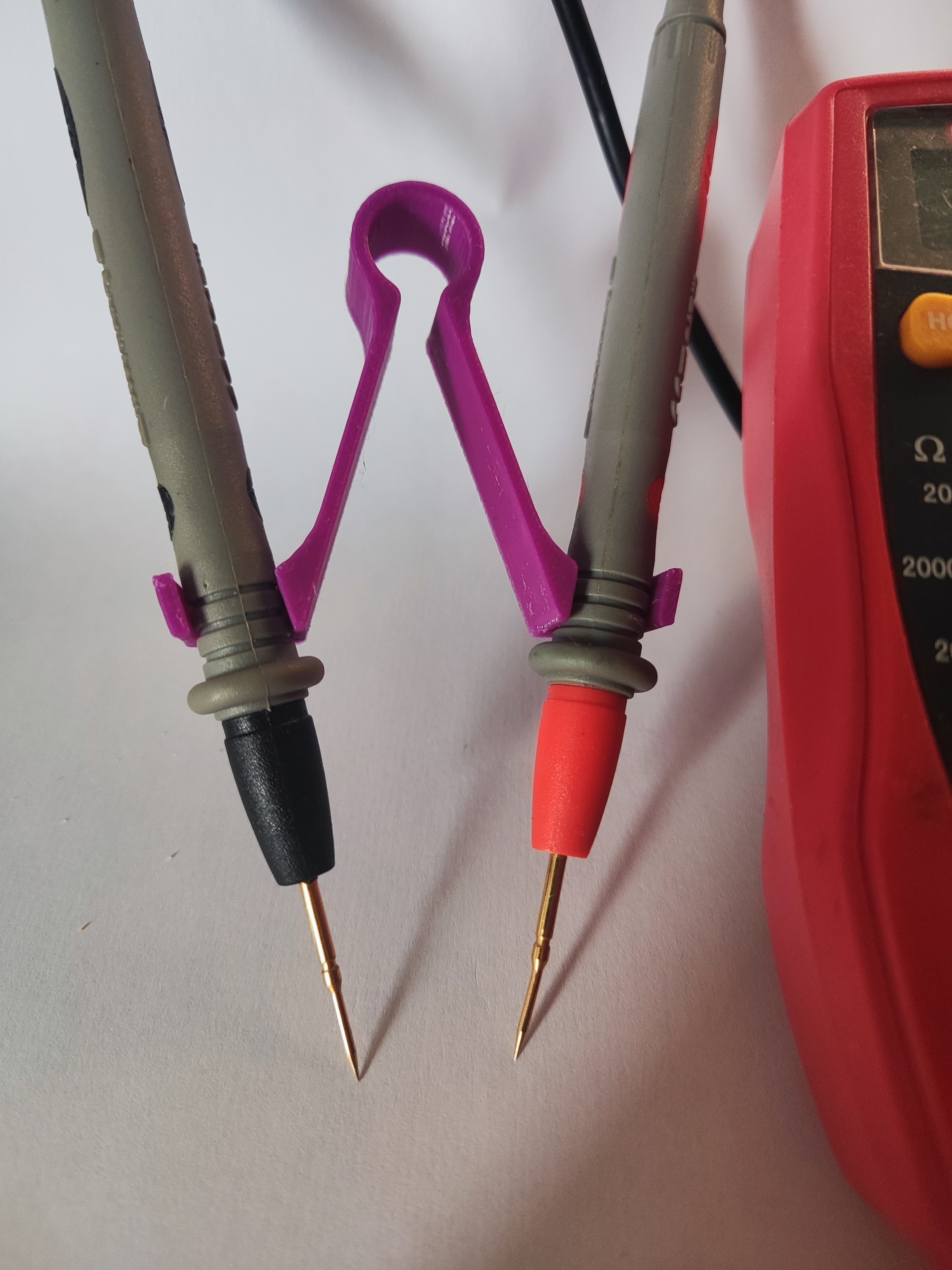 One-Hand Multimeter Probe Tweezer Adapter - photo 2