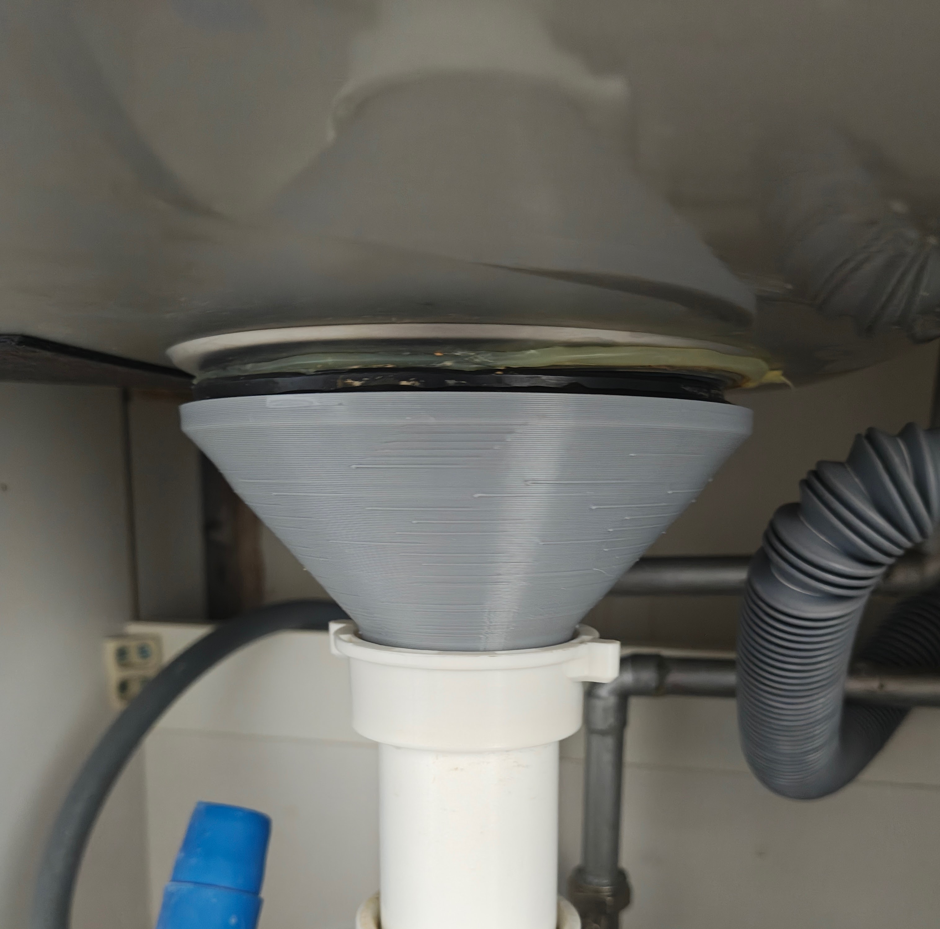 Kitchen sink drain collector