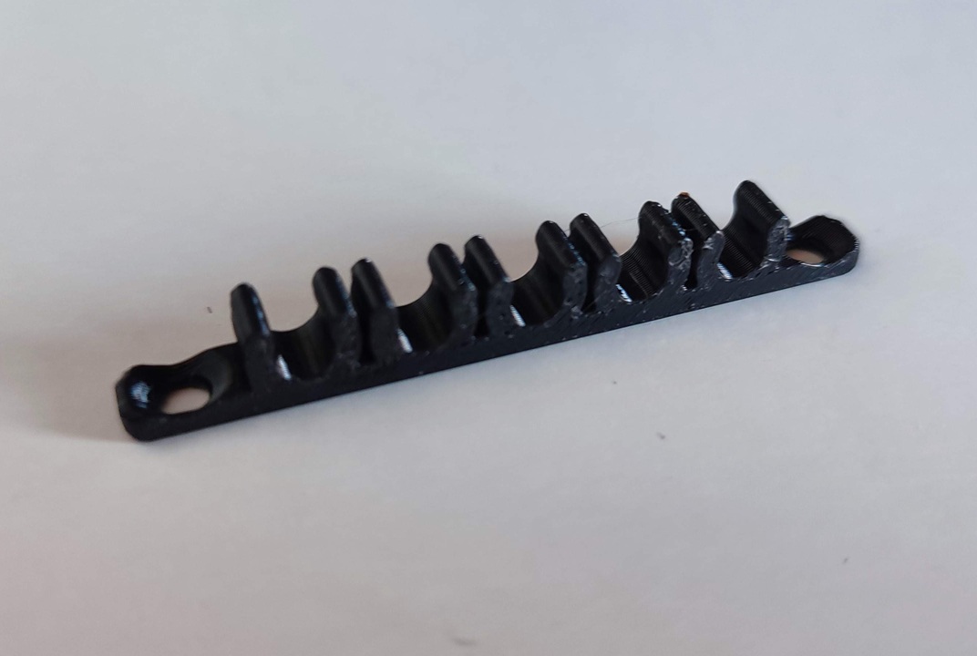 Parametric PTFE tube wall clip - photo 2