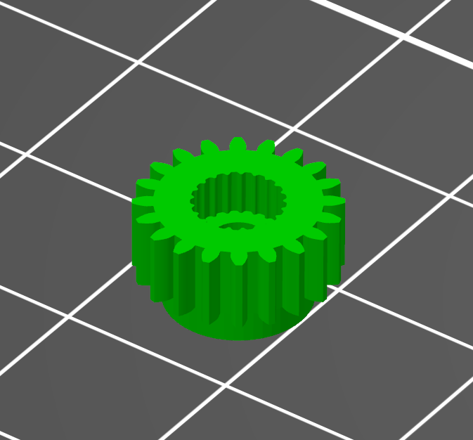 SG90 Servo Steering Gear, 20 tooth, 0.5 Mod 20PA