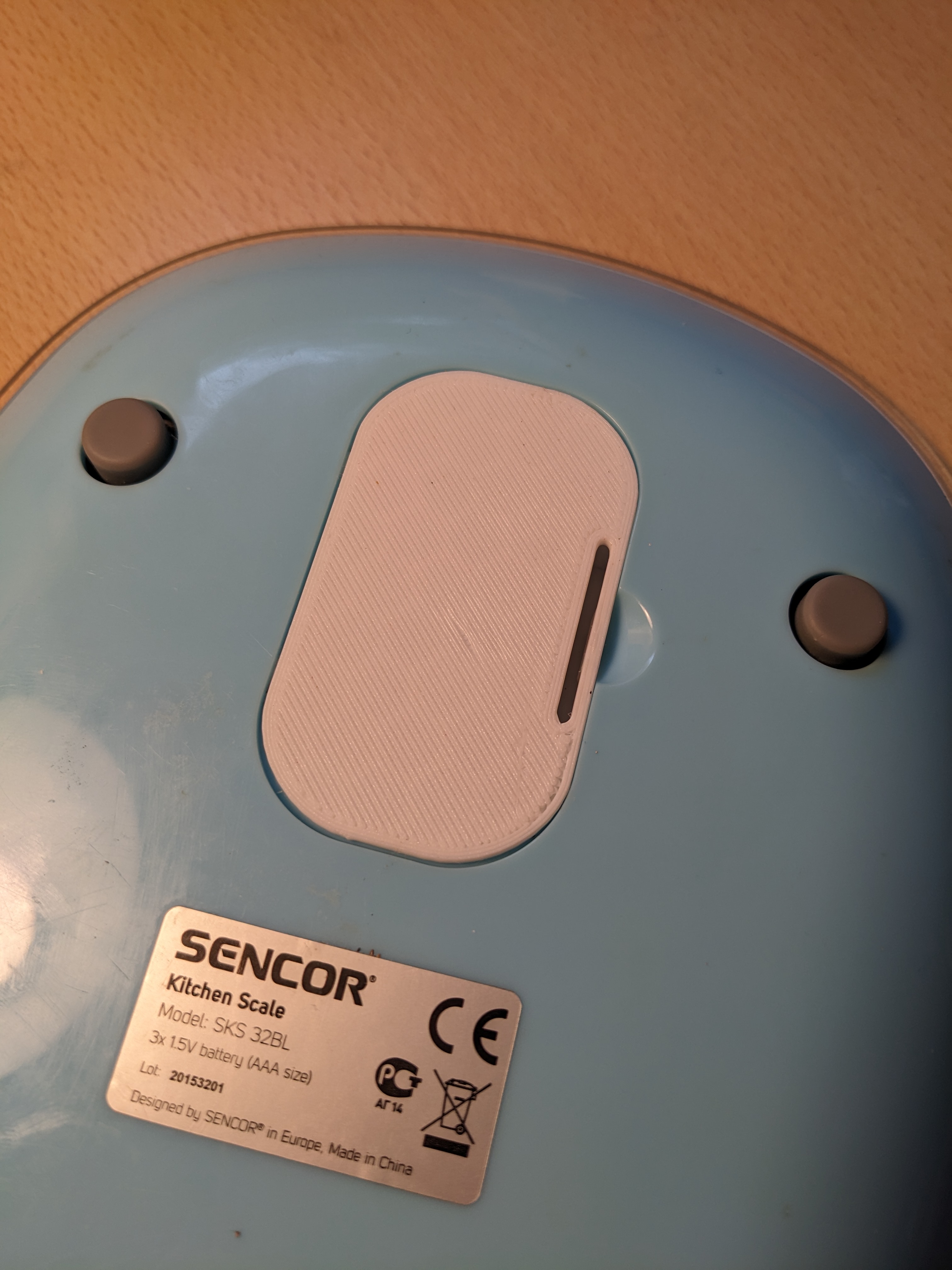 SENCOR Kitchen Scale SKS 32BL Battery Cover - photo 2