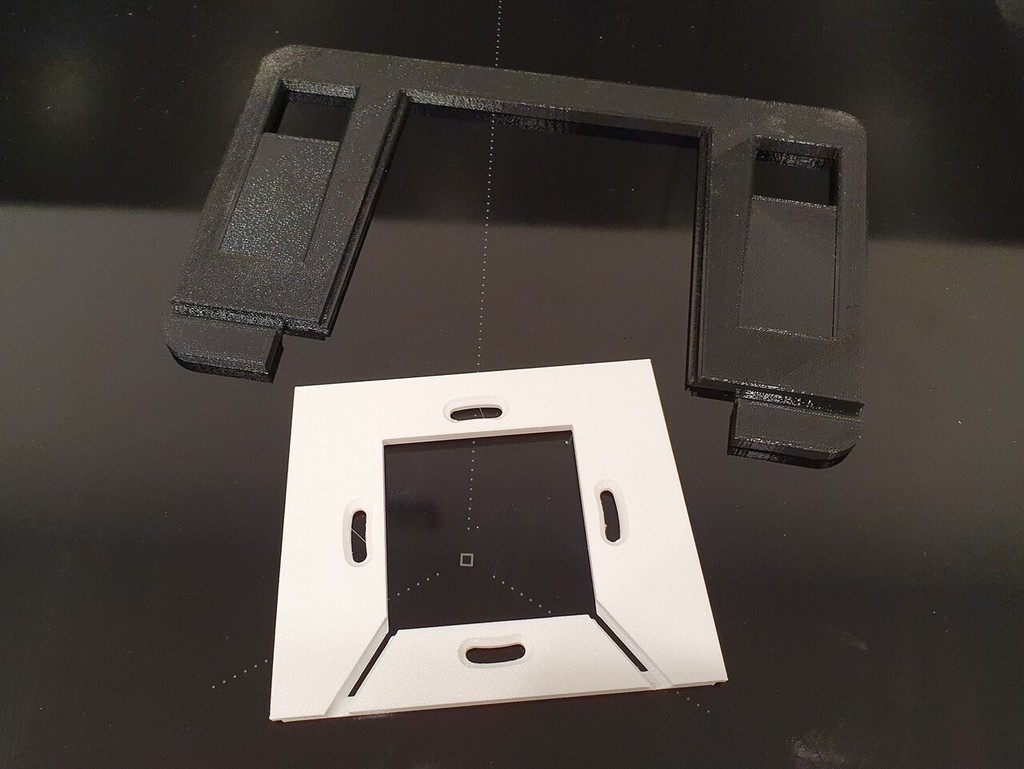 Floating tablet wall mount with charger support - photo 2