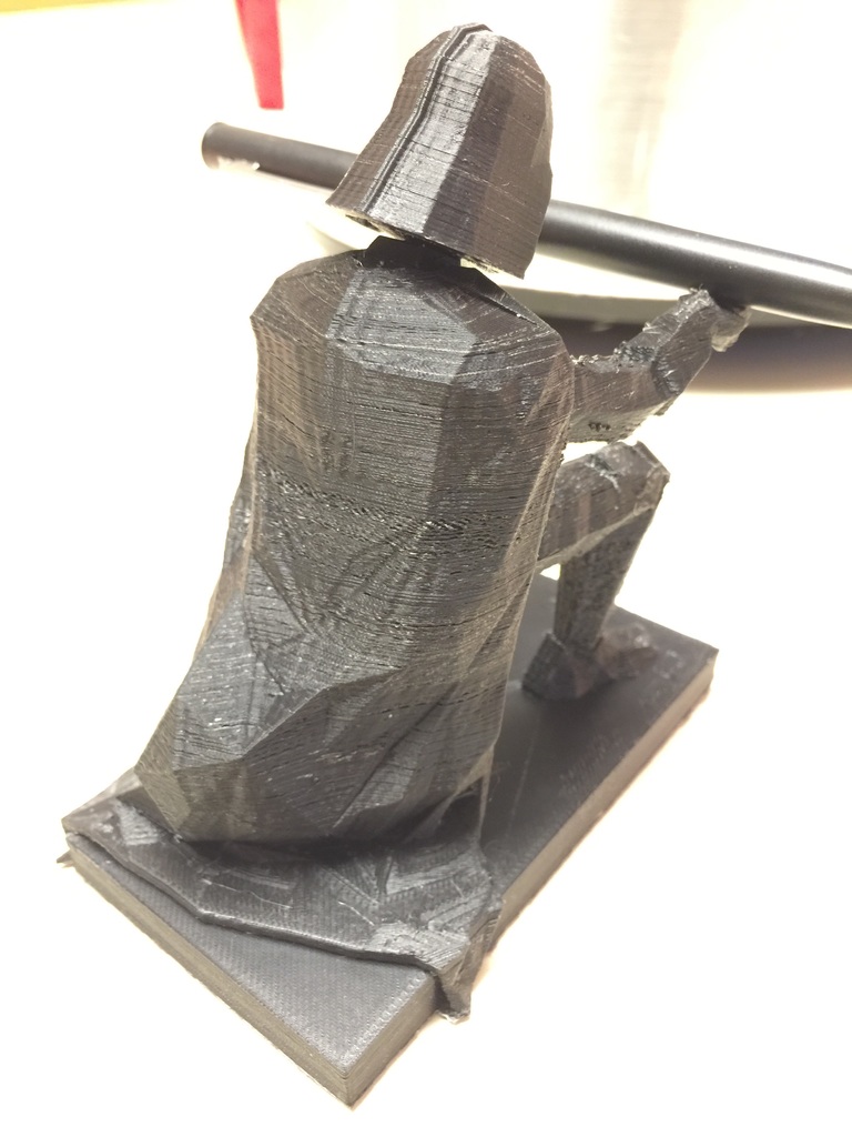 LowPoly Darth Vader Pen Holder - photo 3