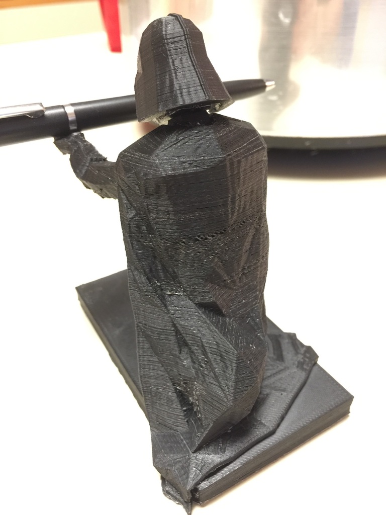 LowPoly Darth Vader Pen Holder - photo 4