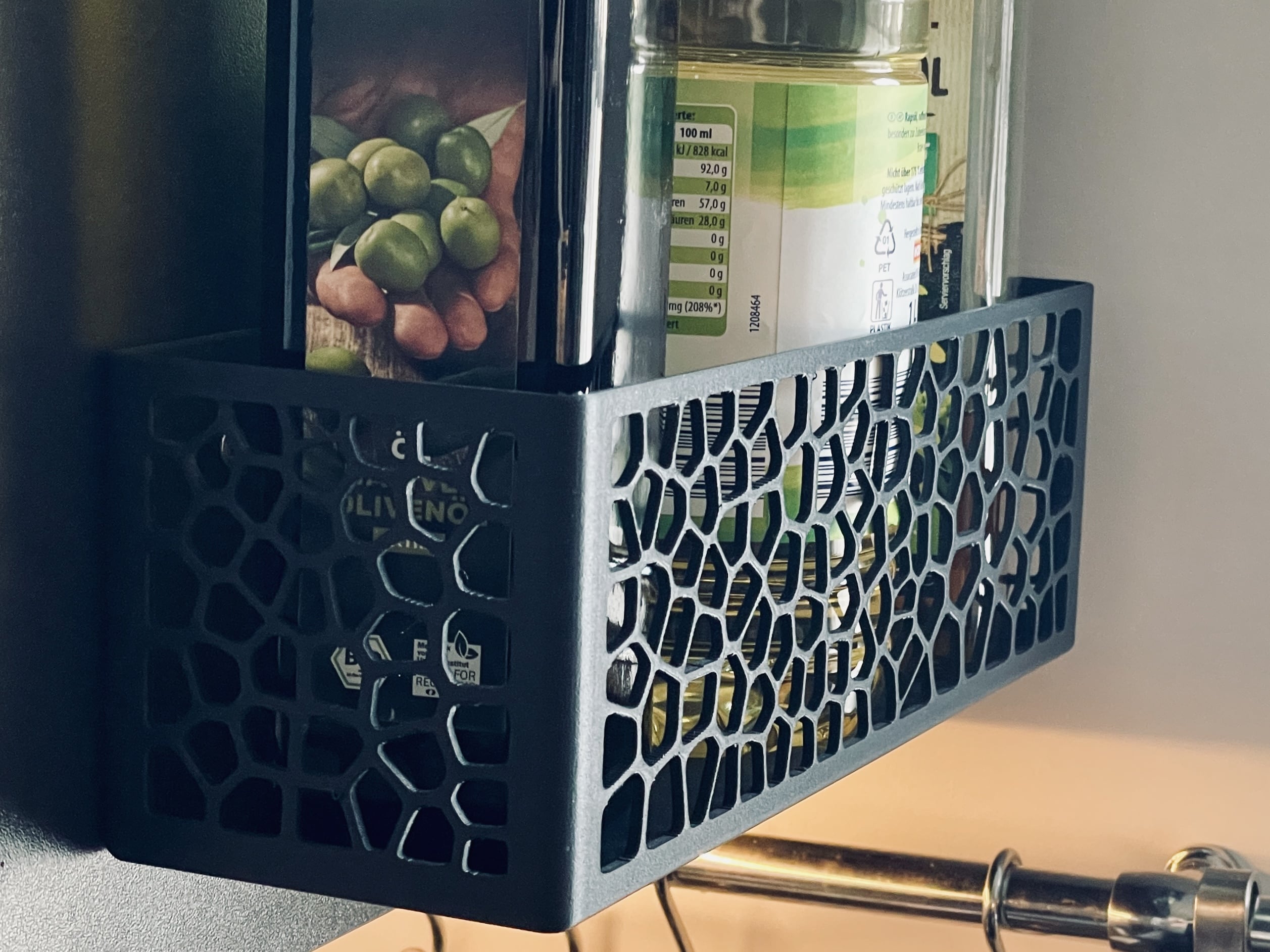Voronoi Kitchen Oil Shelf