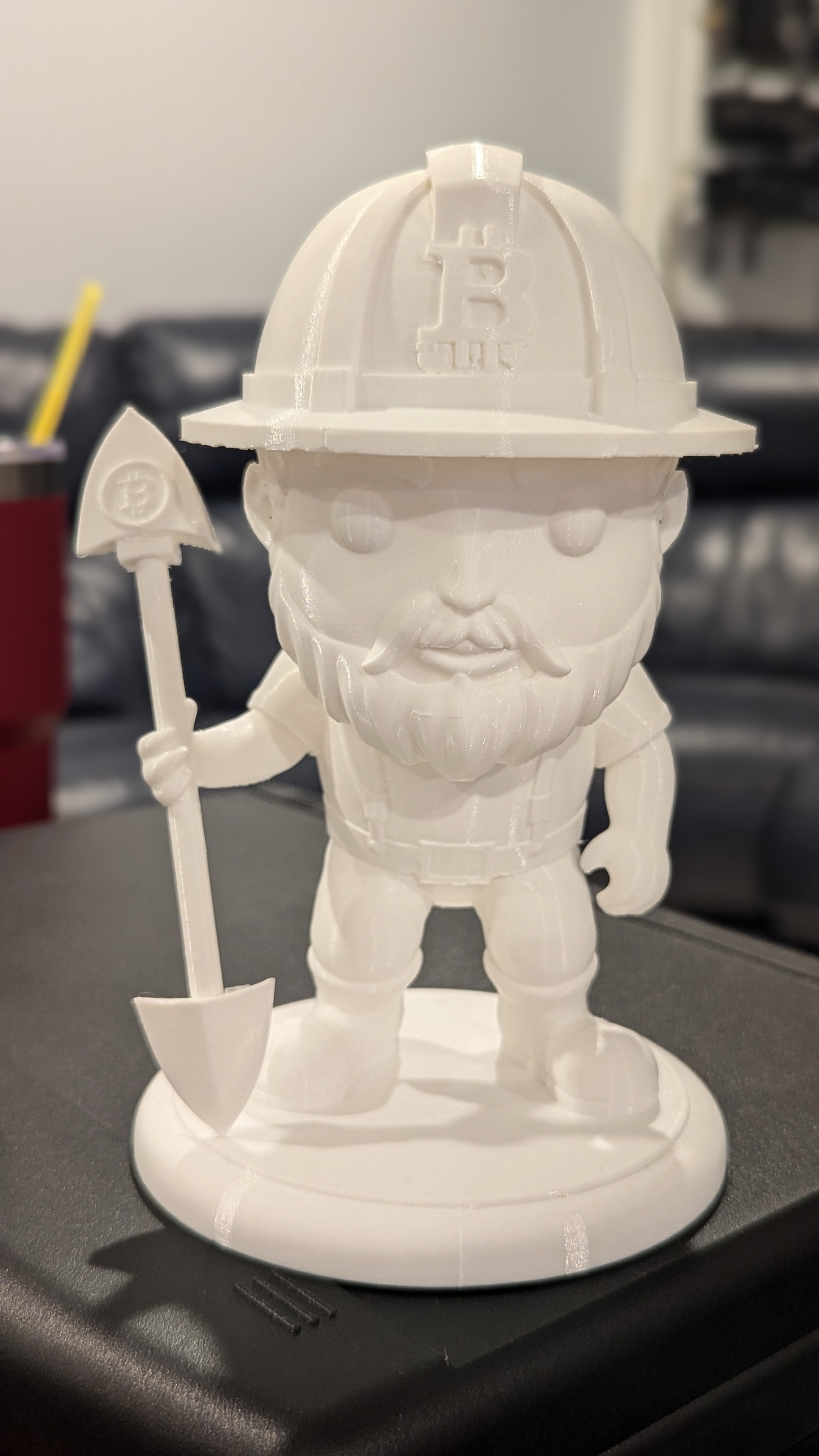 Bitcoin miner figurine - photo 2