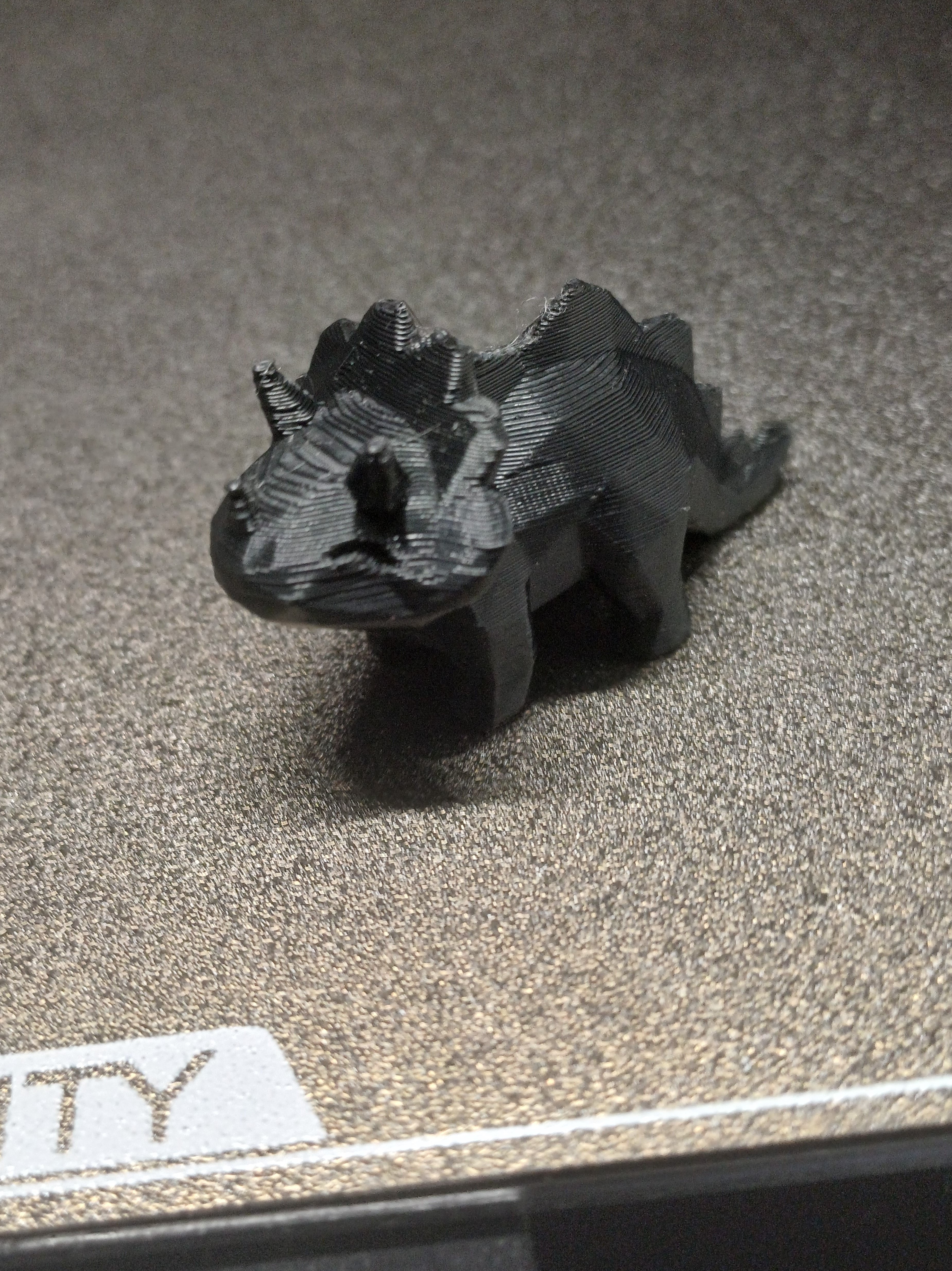 Cute Low-Poly Triceratops Dinosaur Toy - photo 2