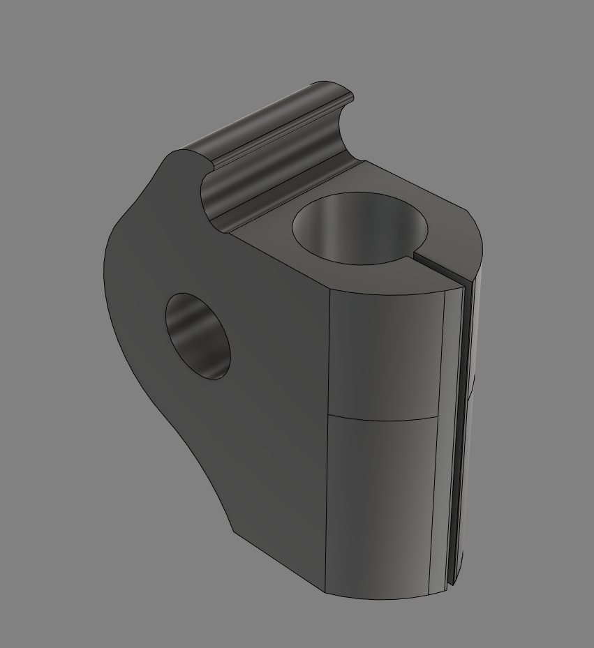 Swing Arm Desk Lamp Head Bracket (Clamp?) - photo 3