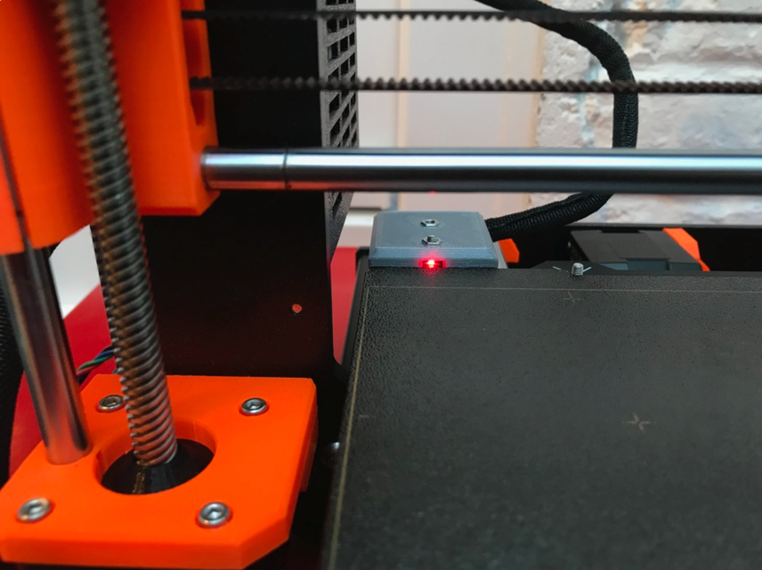 90 degrees heatbed cable cover for the MK3
