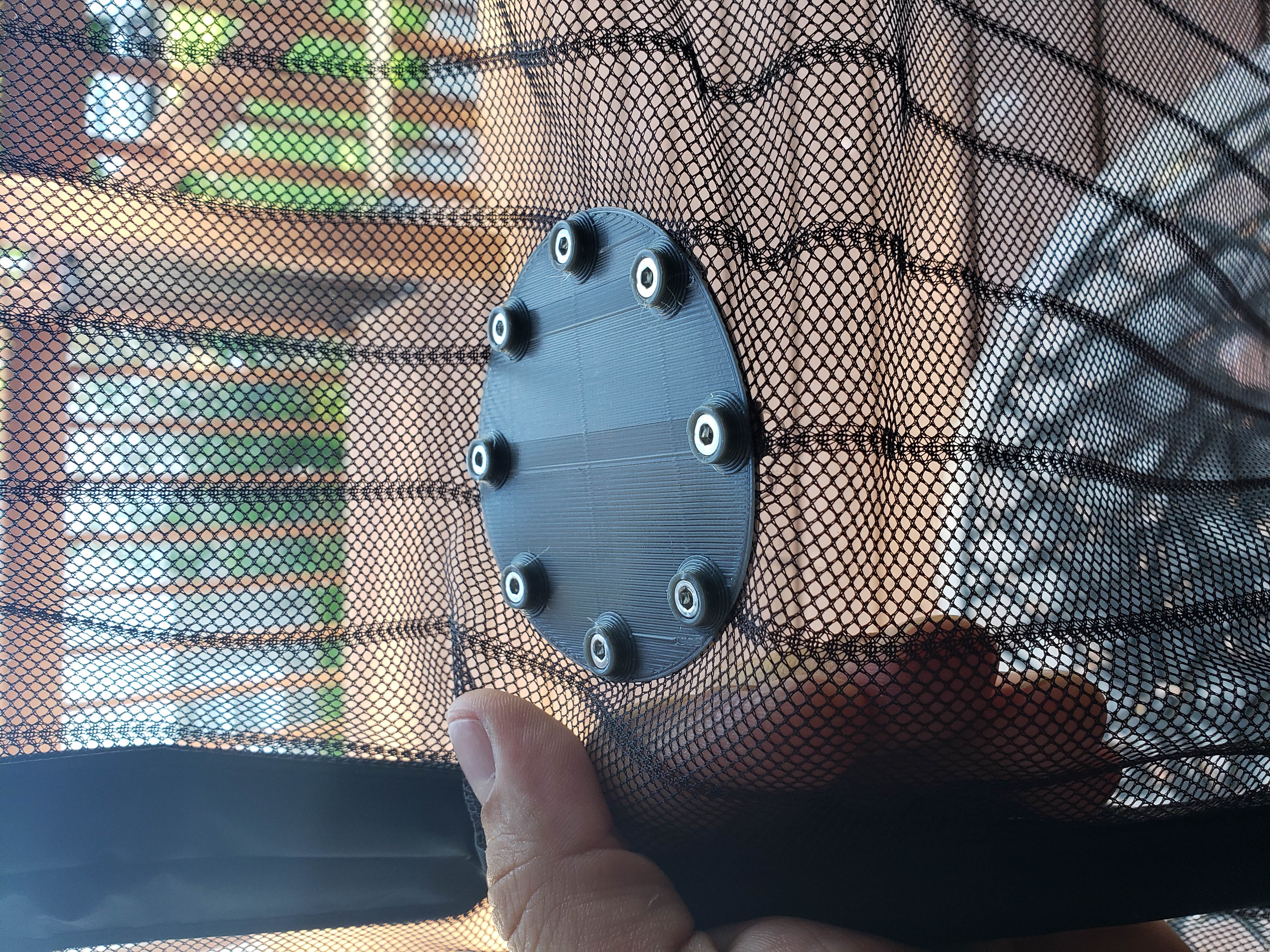 Screen door repair patch
