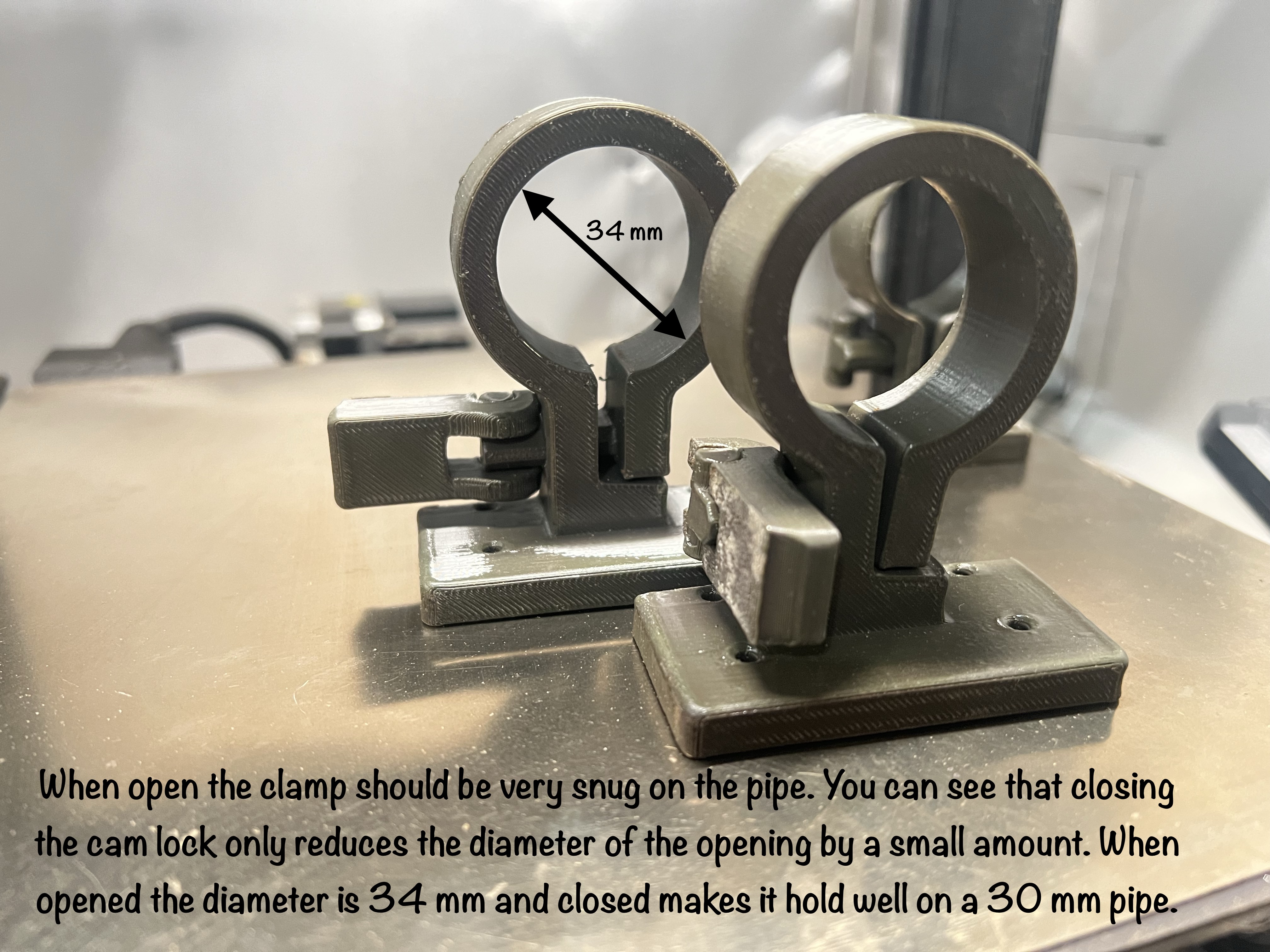 Adjustable Pipe Clamp Mount - photo 2