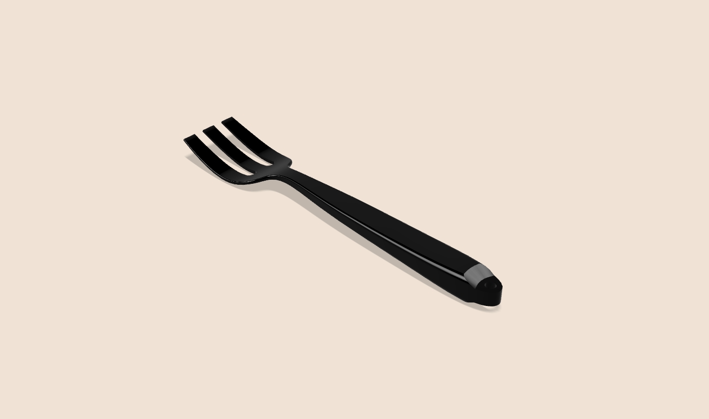 Simple Kitchen Fork - photo 2