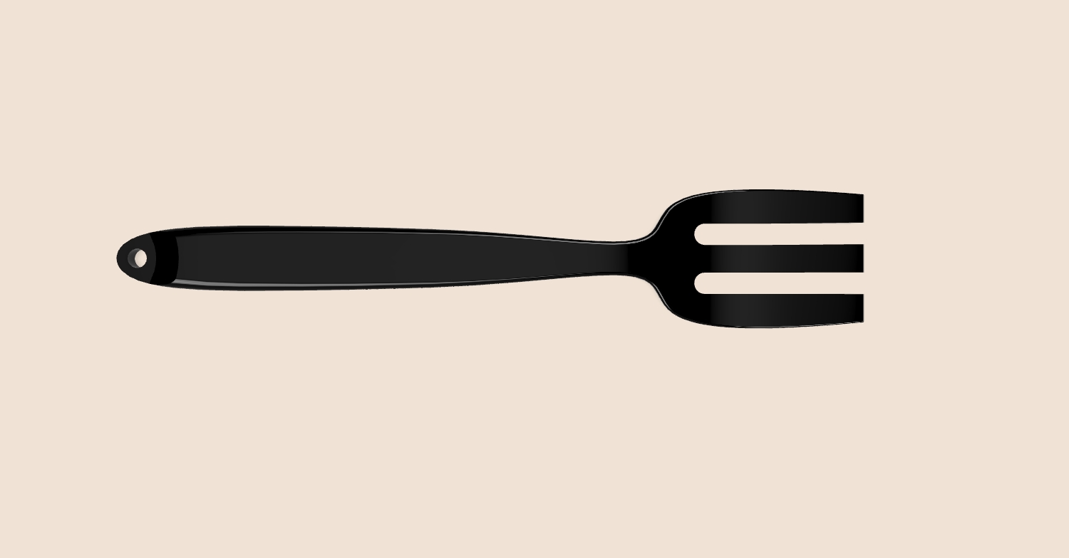 Simple Kitchen Fork - photo 3
