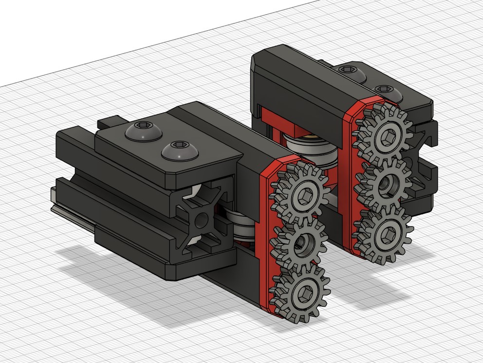 BFI Double helical Gear Mod (Beefy Front Idler)