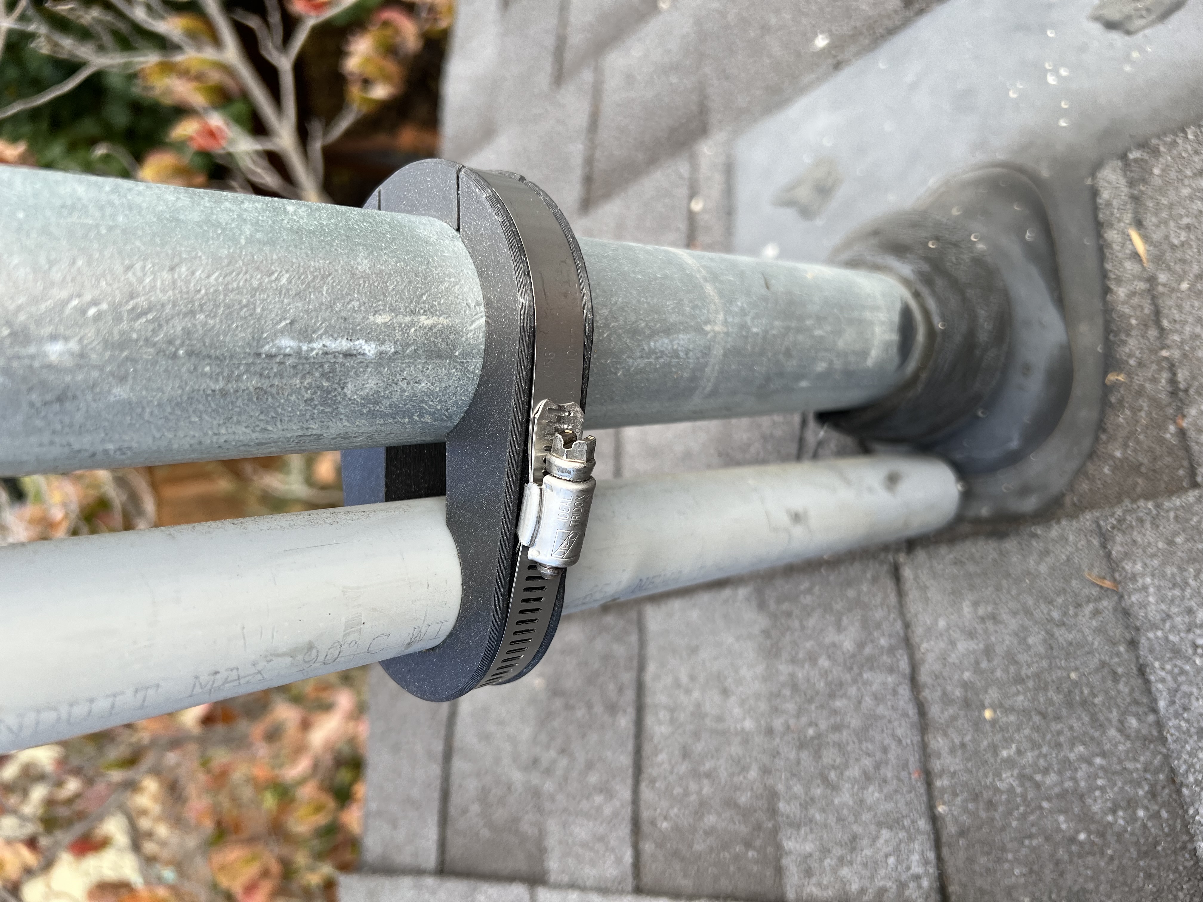 Parallel Pipe Bracket/Clamp, Asymmetrical - photo 2