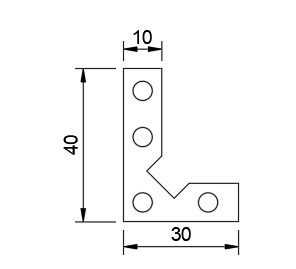Small Square Tool 3cm x 4cm with silver ratio - photo 4