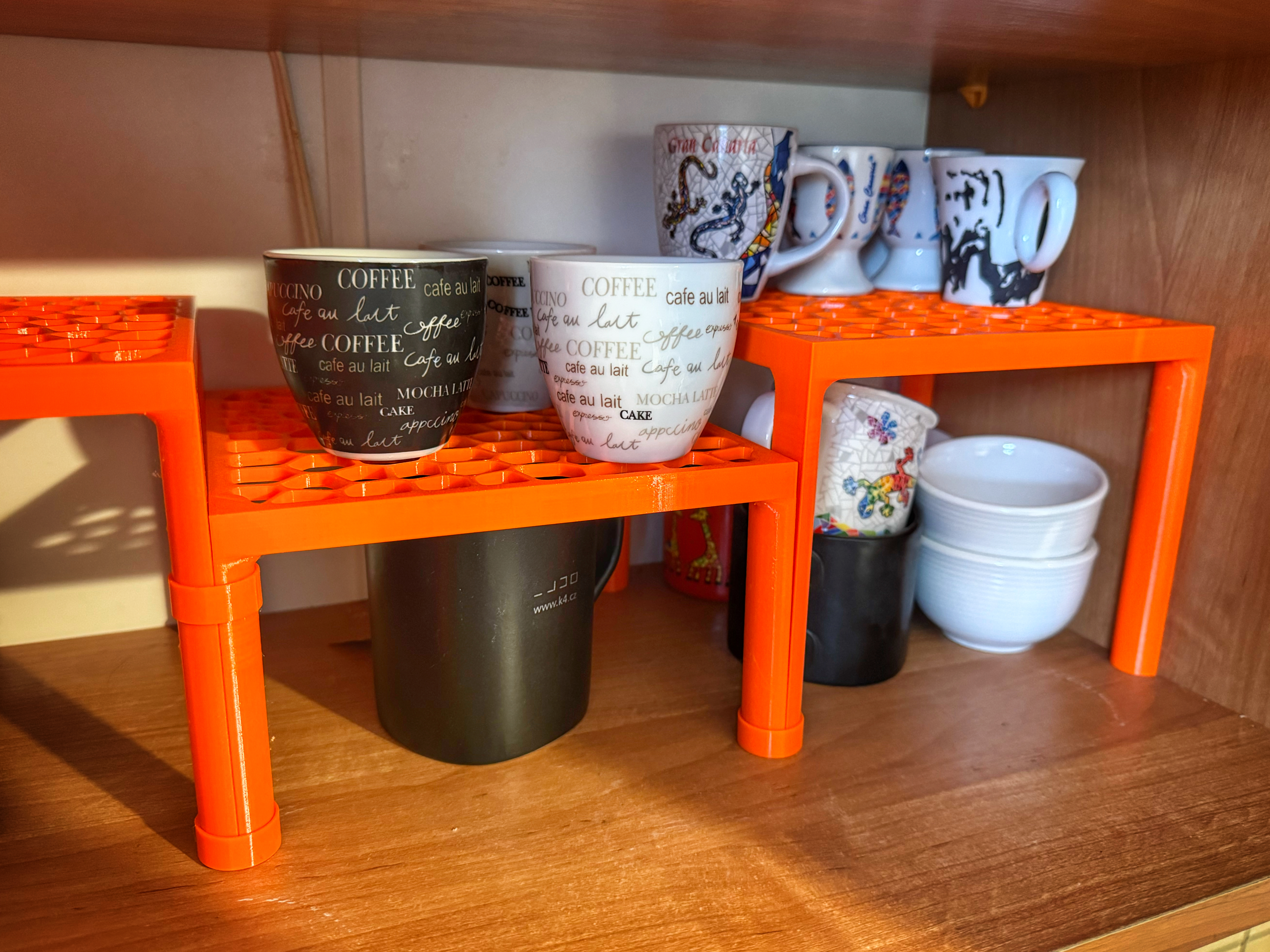 Stackable Cup Shelf (parametric) - photo 4