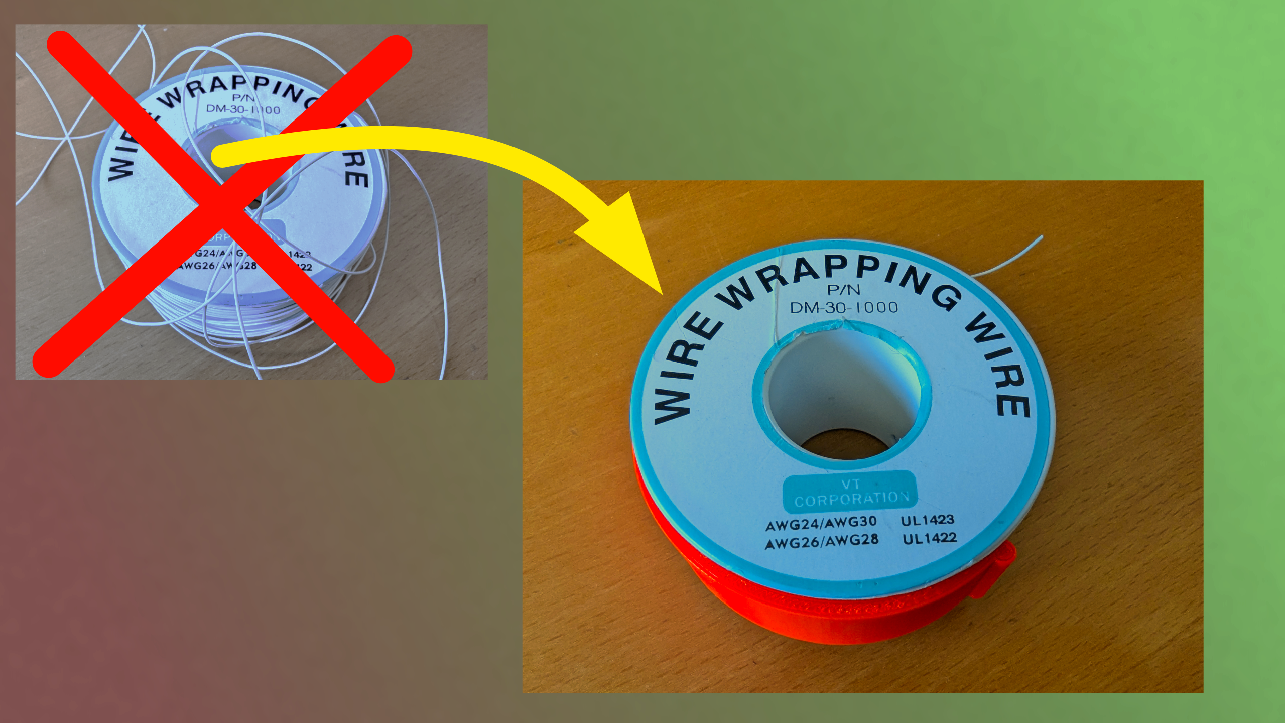 Wrapping Wire Spool Clamp