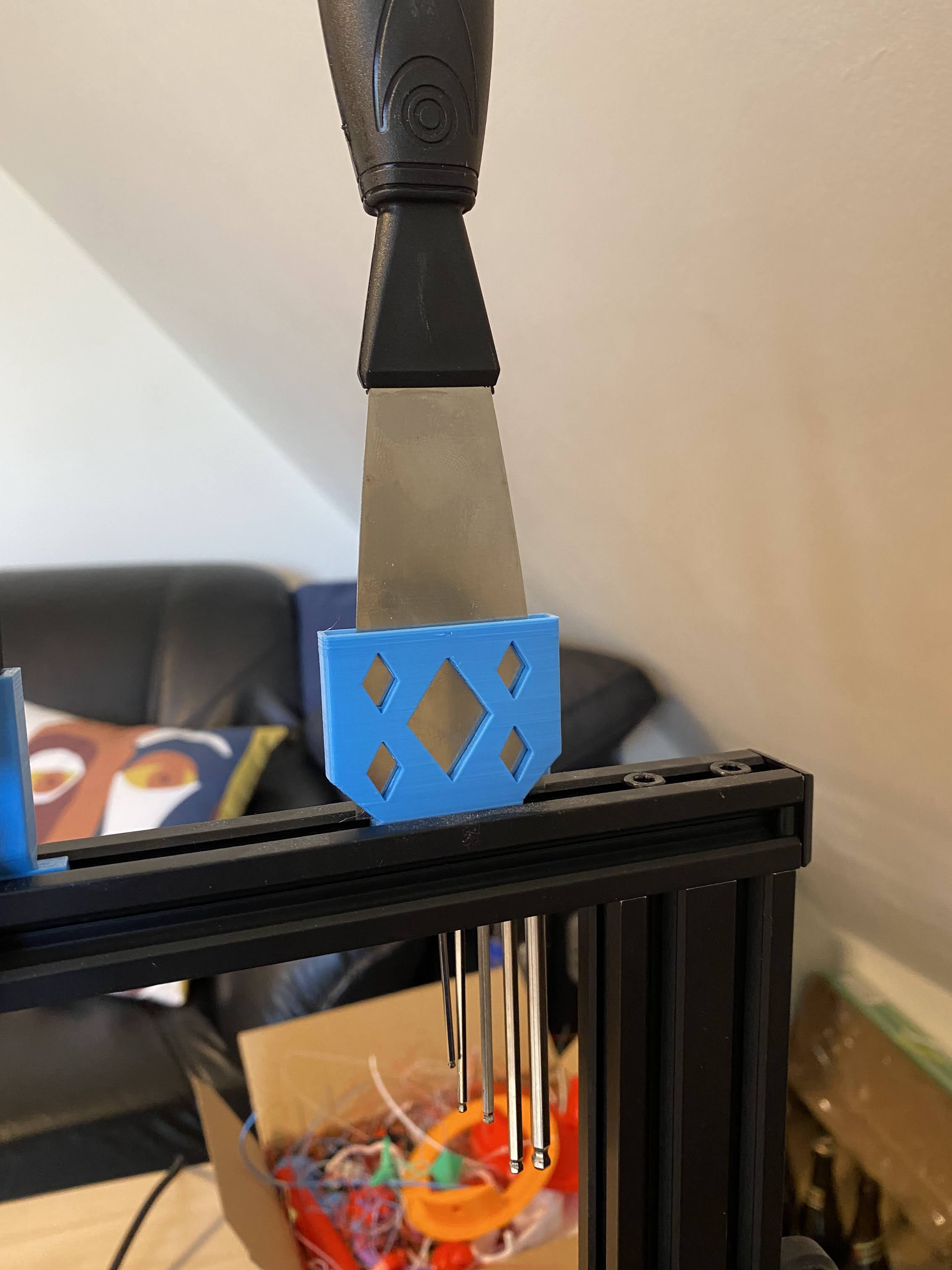 Ender 3 v2 spatula mount