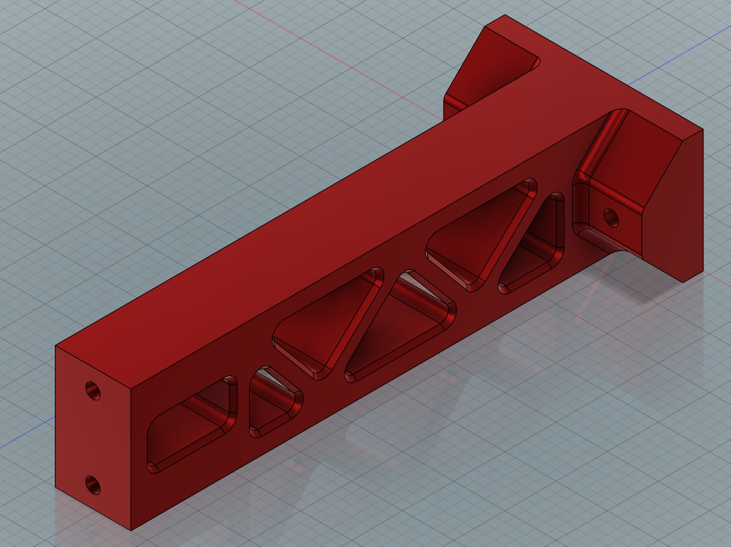 Heavy-Duty Wall Bracket for 3D Printer Shelf - 25cm - photo 2