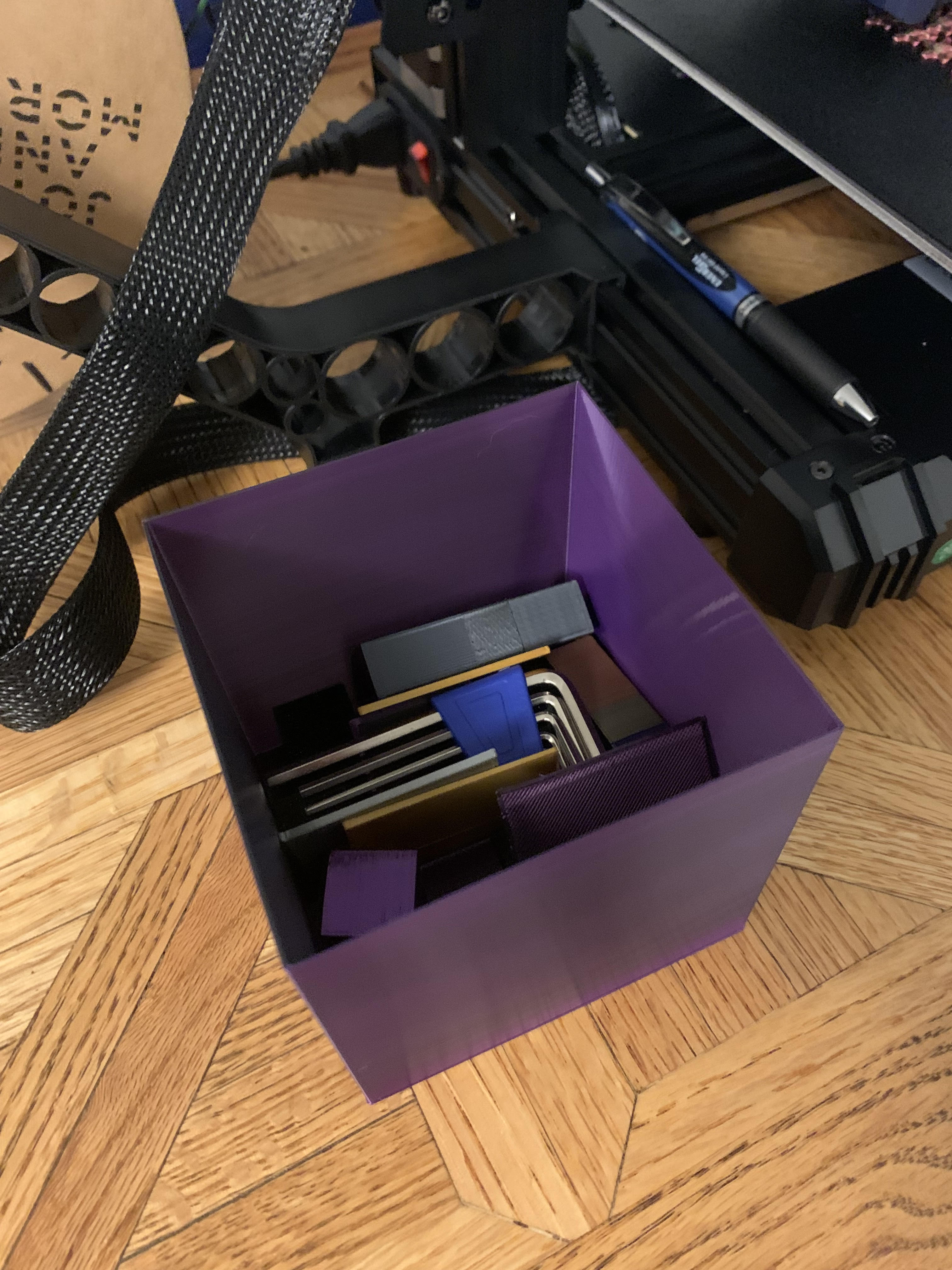 100 mm storage box with lid - photo 2