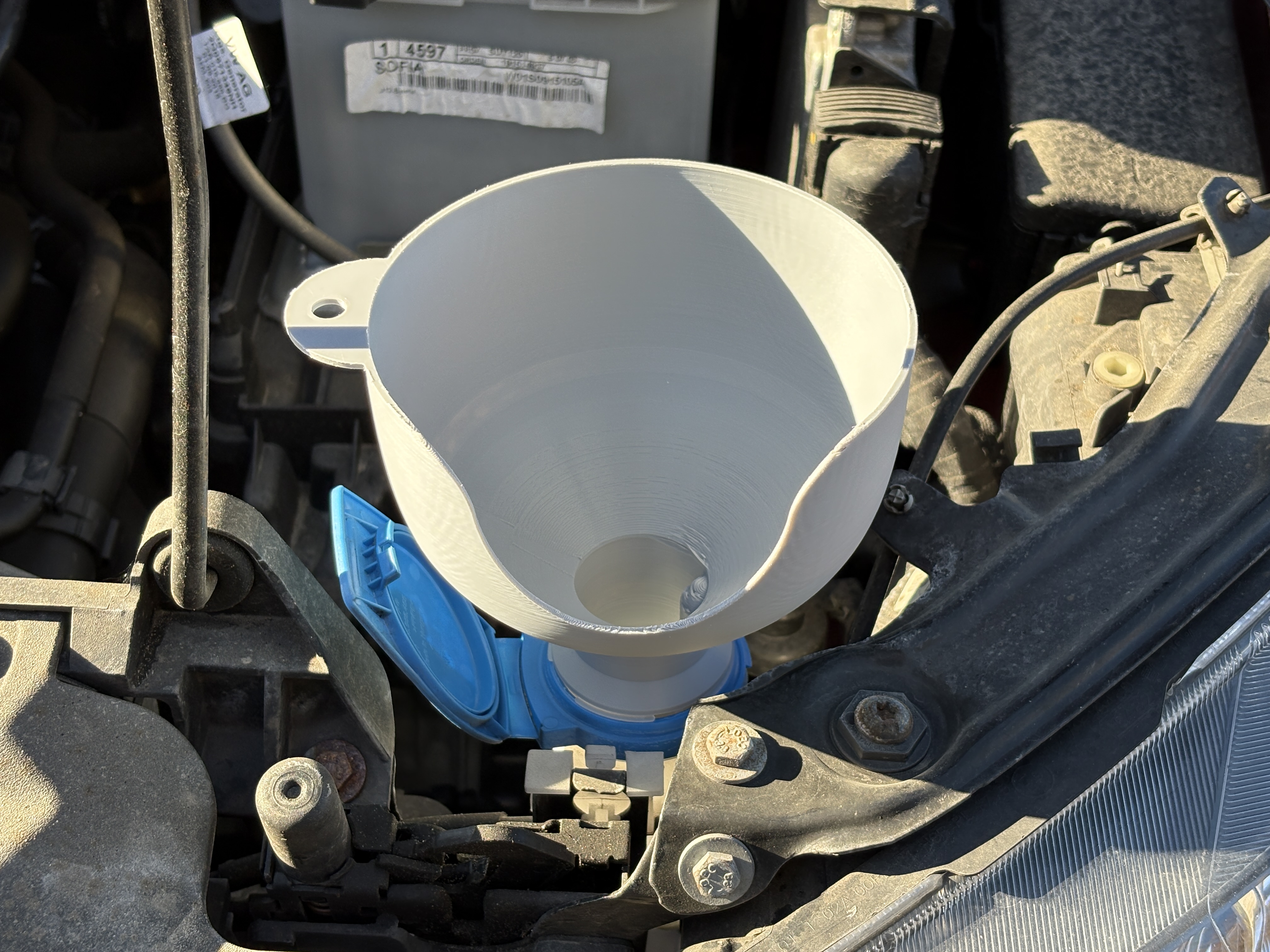 Windshield washer fluid funnel for VW / Audi / Skoda / Seat - photo 4