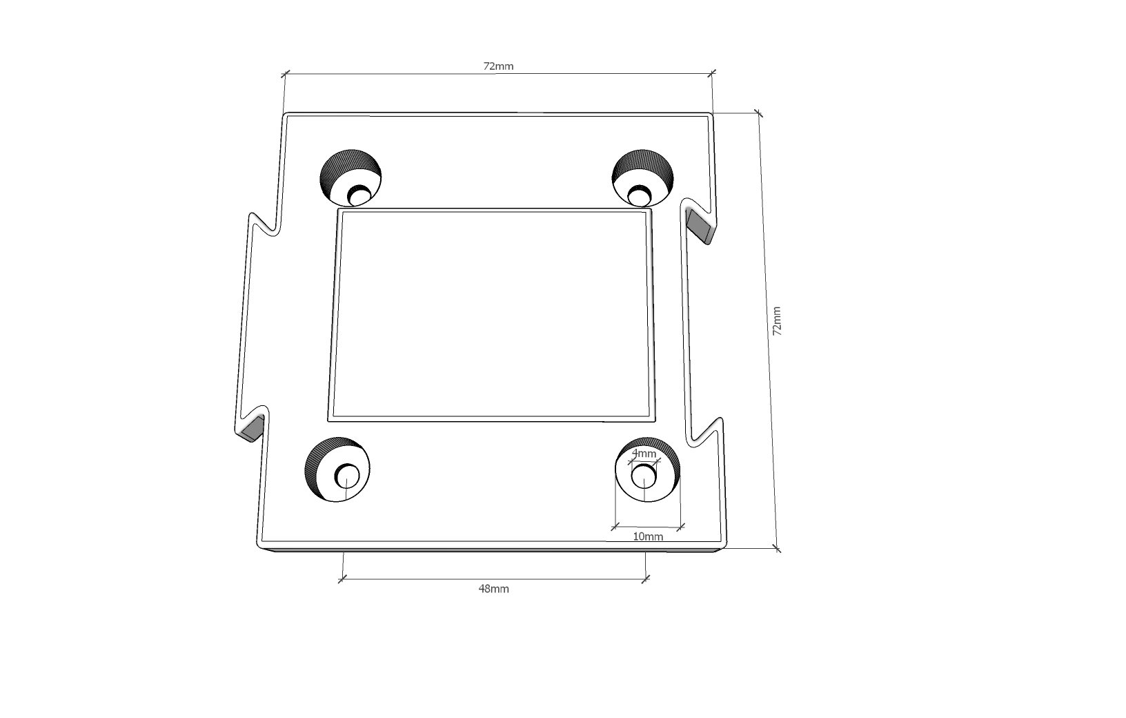 module adapater biltema (or any metric peg board) - photo 4