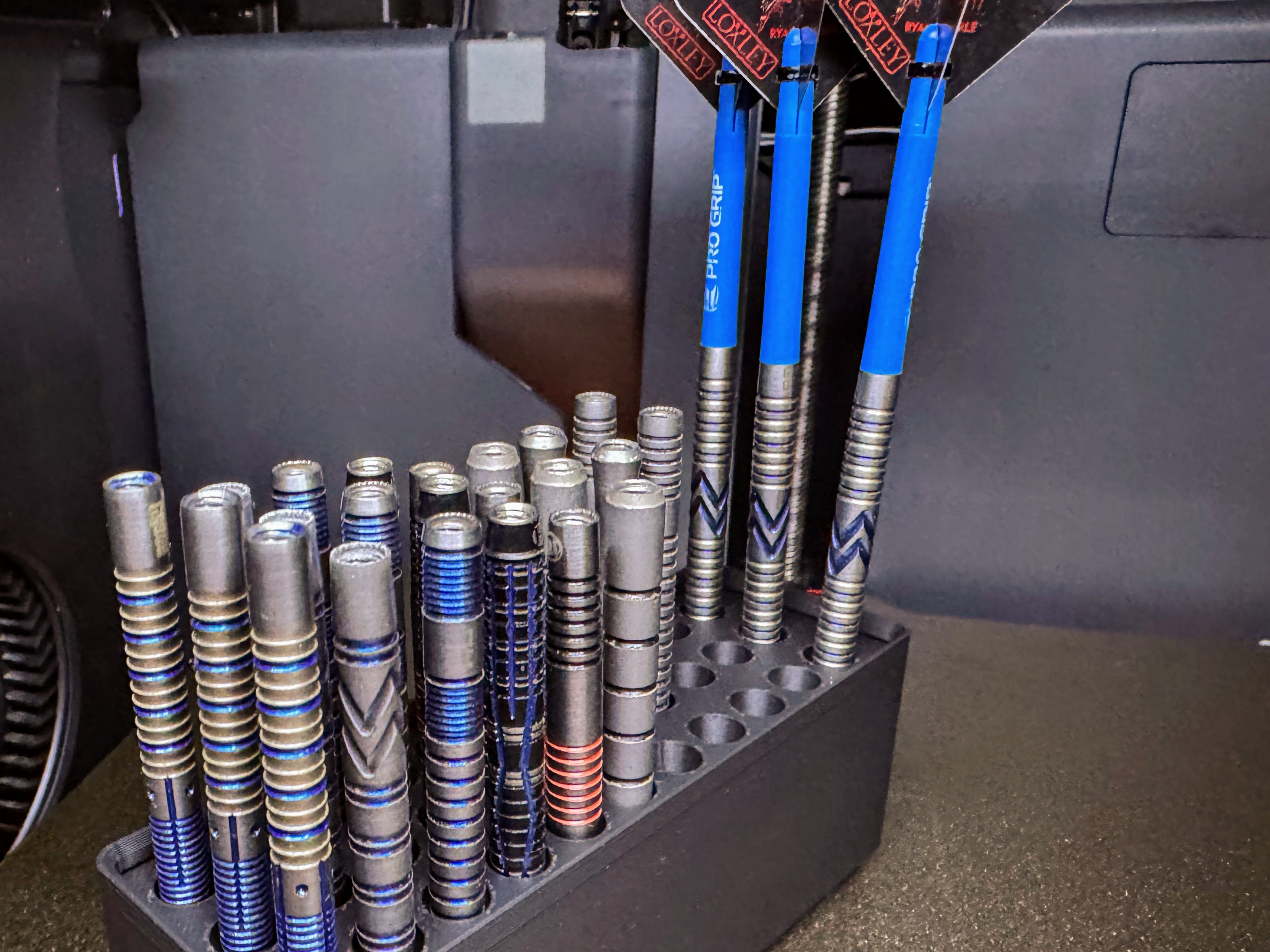 Gridfinity darts storage bin