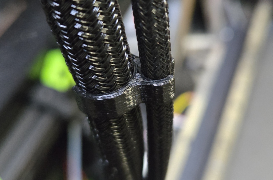 Clip for RatRig V-core 4 remixed (sleeved PTFE)