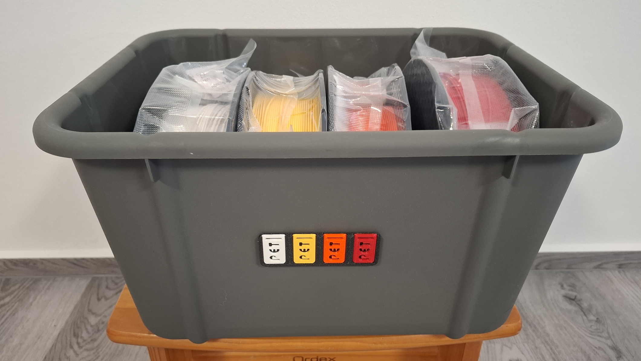 Filament Tag Holder for Storage box
