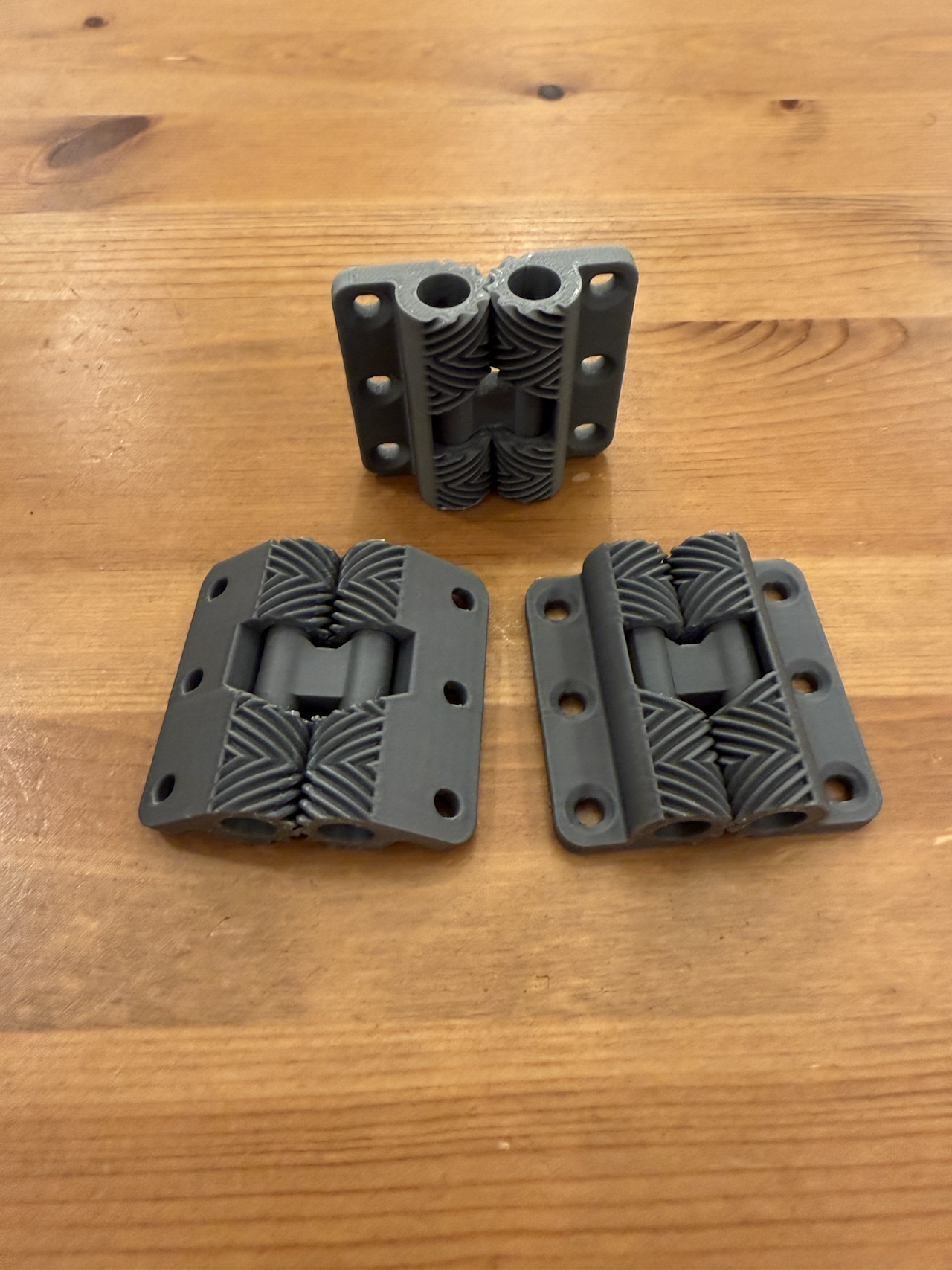 Mini Hinge Gear Assortment, PrintInPlace, Countersunk Holes