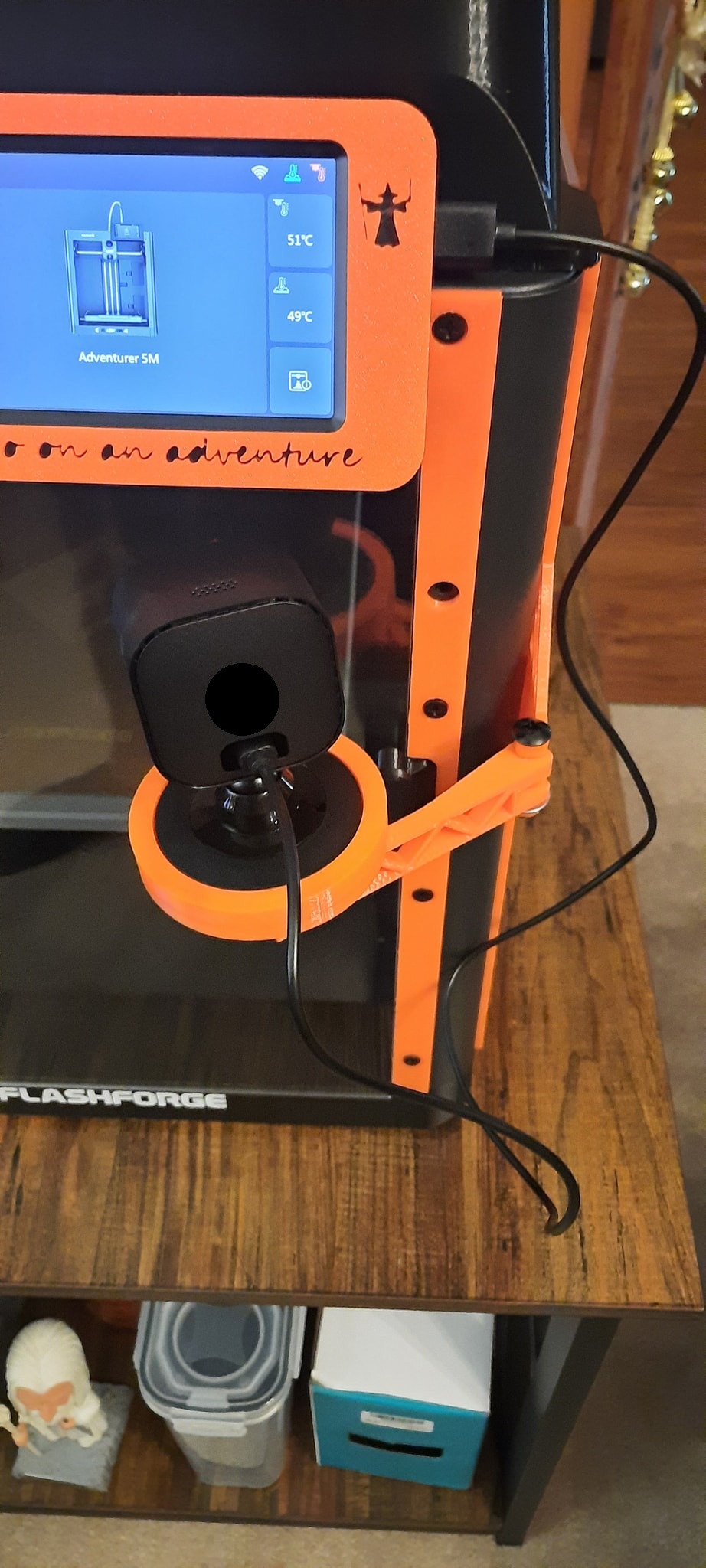 FlashForge Adventurer 5m (AD5M) - Blink Mini 1 Camera Mount - photo 2