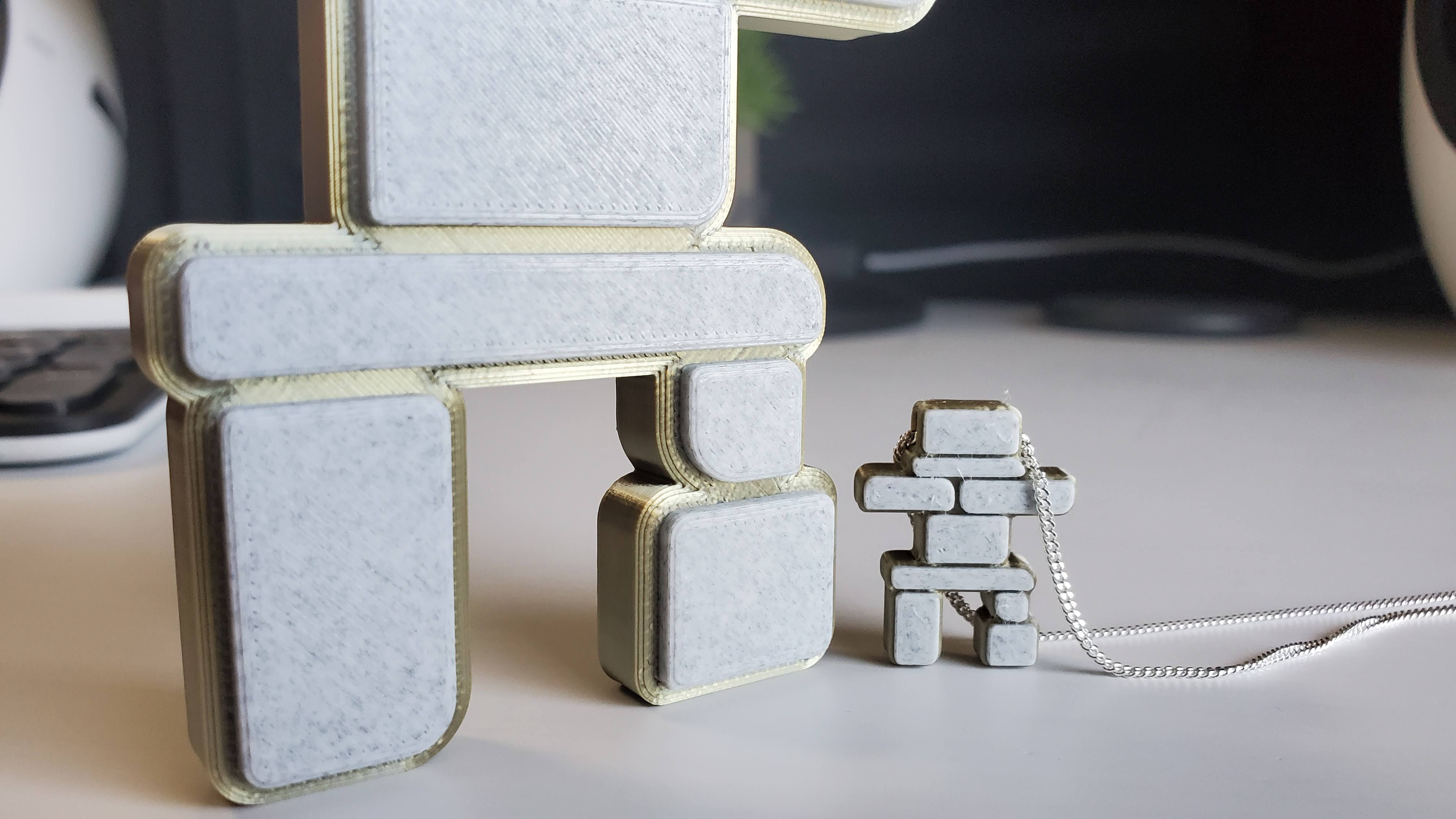 Inukshuk Figurine + Pendant (Multi-Material Looks Good) - photo 2