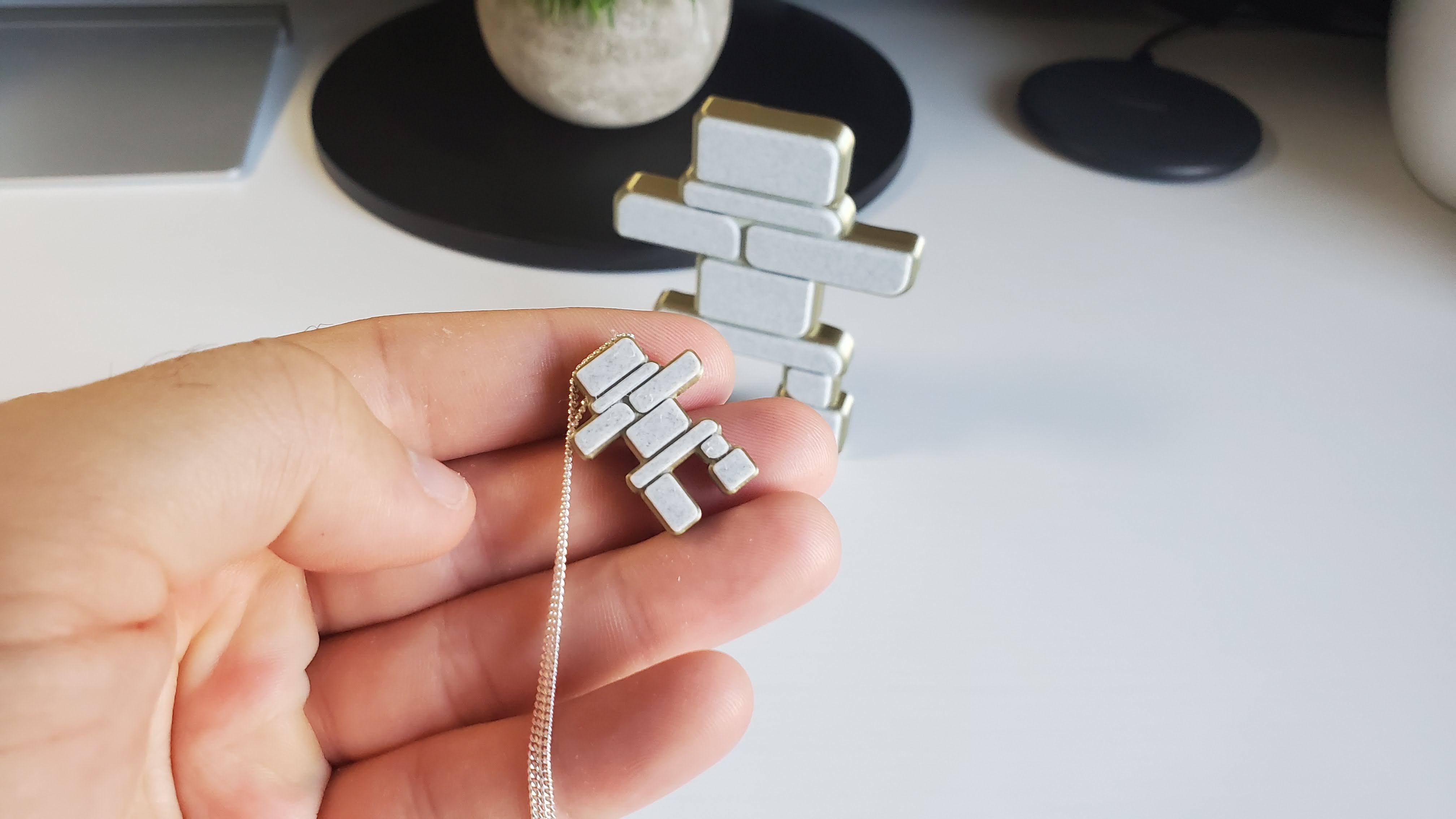 Inukshuk Figurine + Pendant (Multi-Material Looks Good) - photo 4