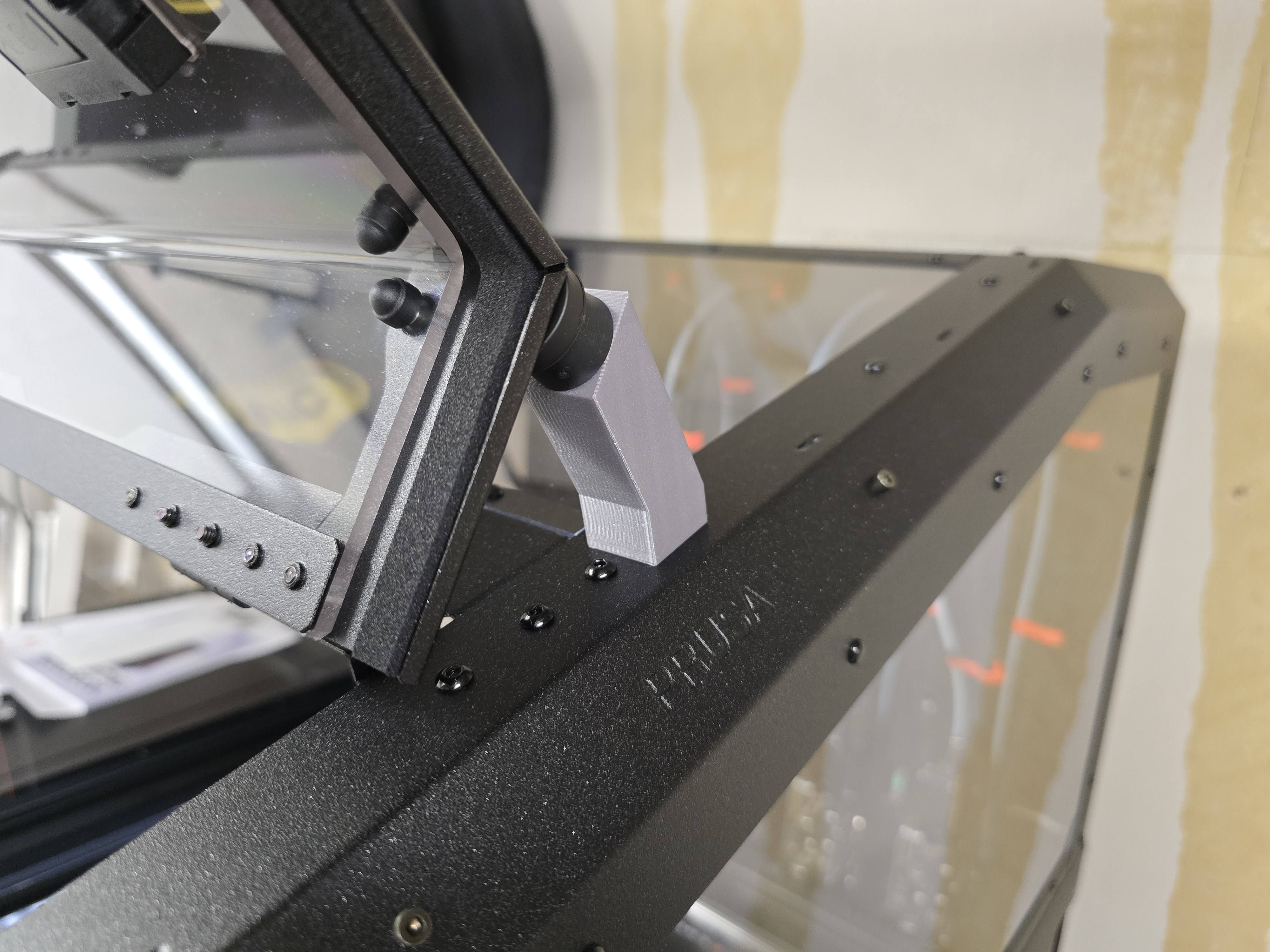 Prusa XL Enclosure Door Opening Angle Limiter