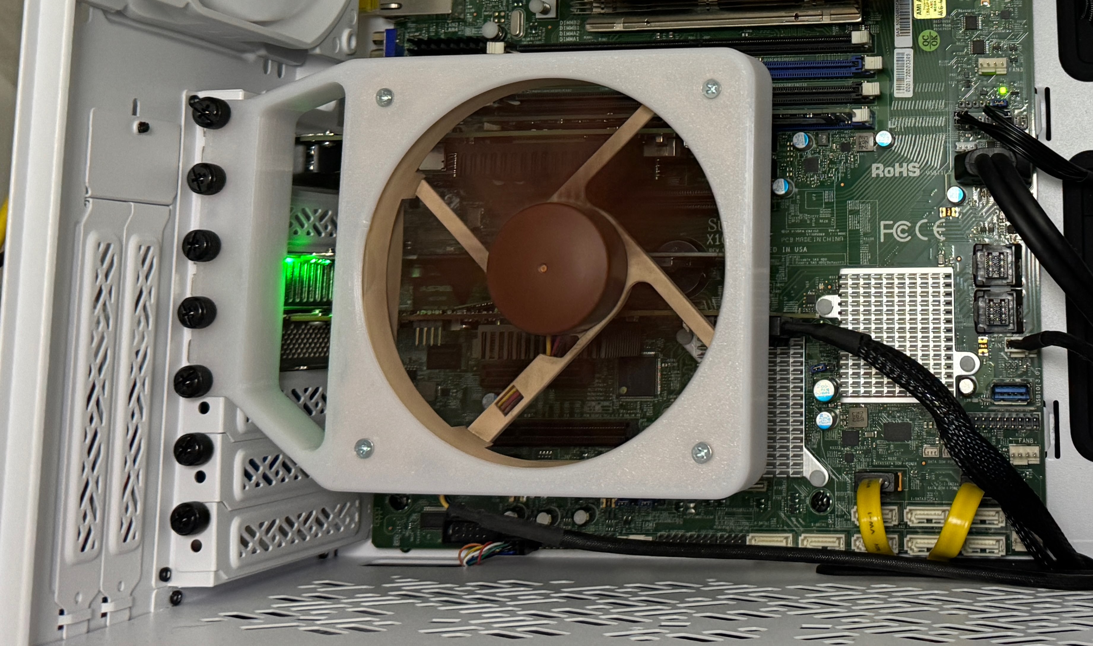 PCI bracket for 120mm FAN