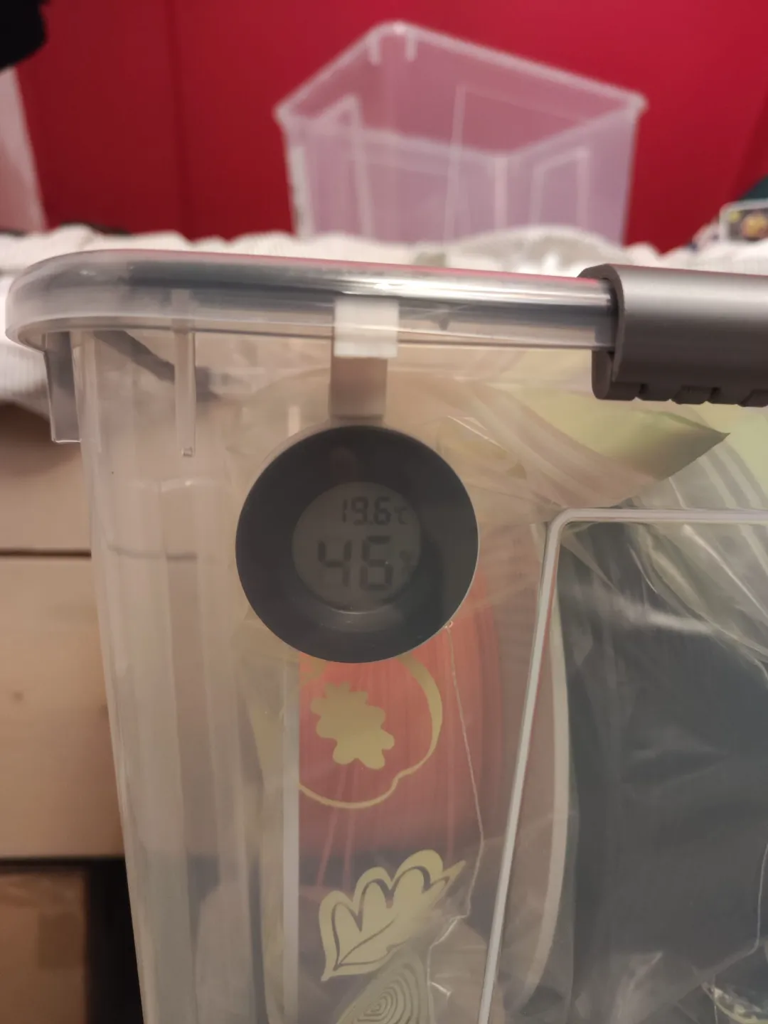 Hygrometer Mount and Clip for IKEA SAMLA Box - photo 3
