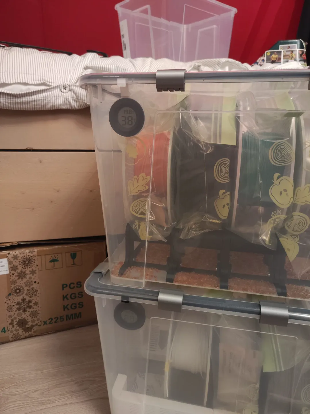 Hygrometer Mount and Clip for IKEA SAMLA Box - photo 2