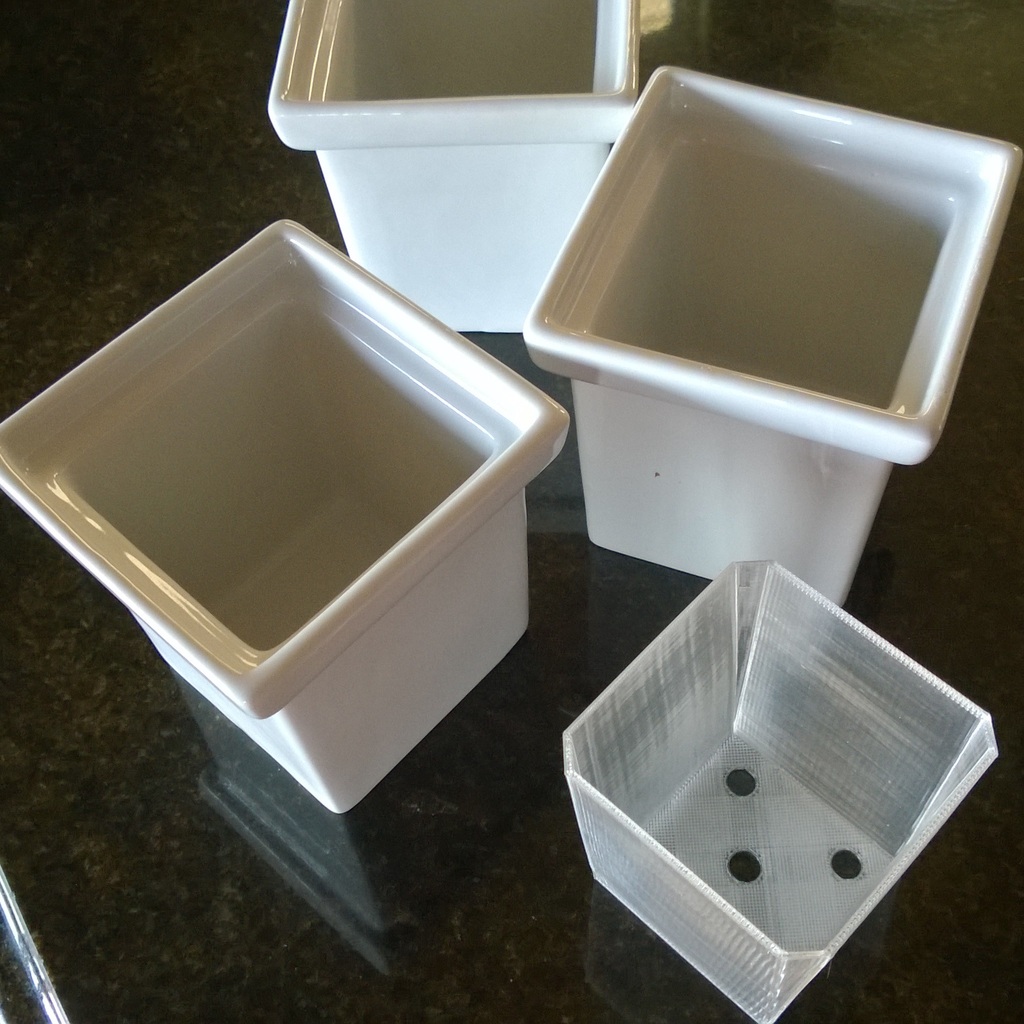 Inner pot for square Trip-Trap Kitchen Flower Pots - photo 3