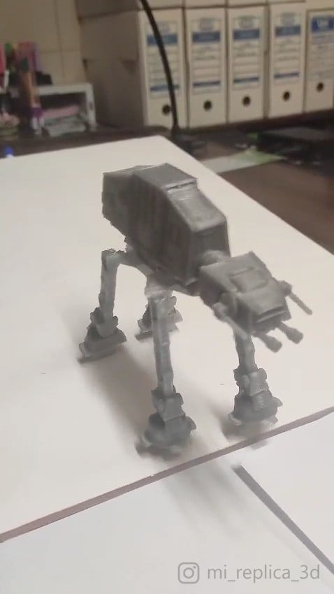 Cute AT-AT Walker Print in Place Gravity Toy - photo 4
