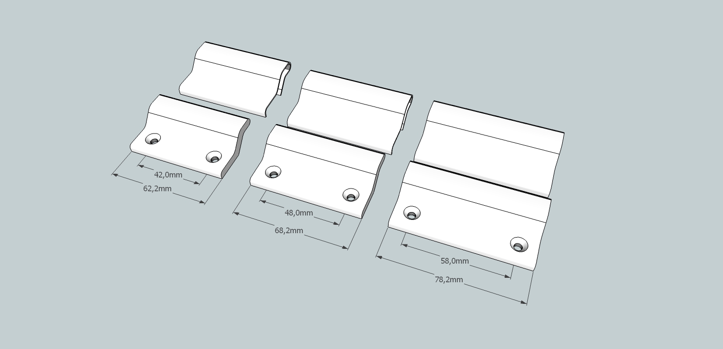 Accessories for plastic windows- door handle+slip-on cap - photo 4