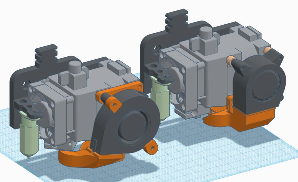 Ender 3 modular Hemera mount (no X build volume loss)