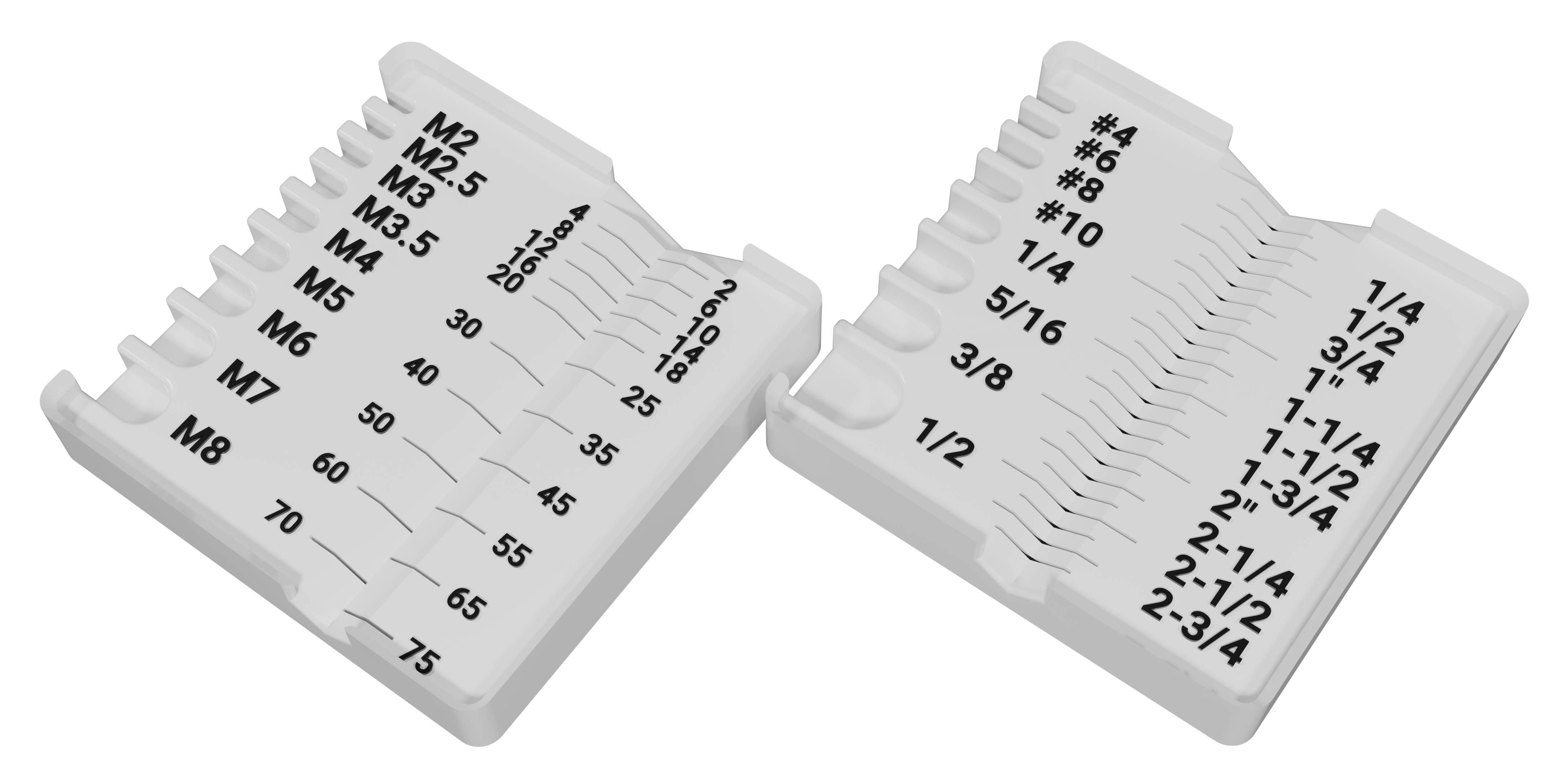 Gridfinity Stackable Imperial & Metric Screw Sorter