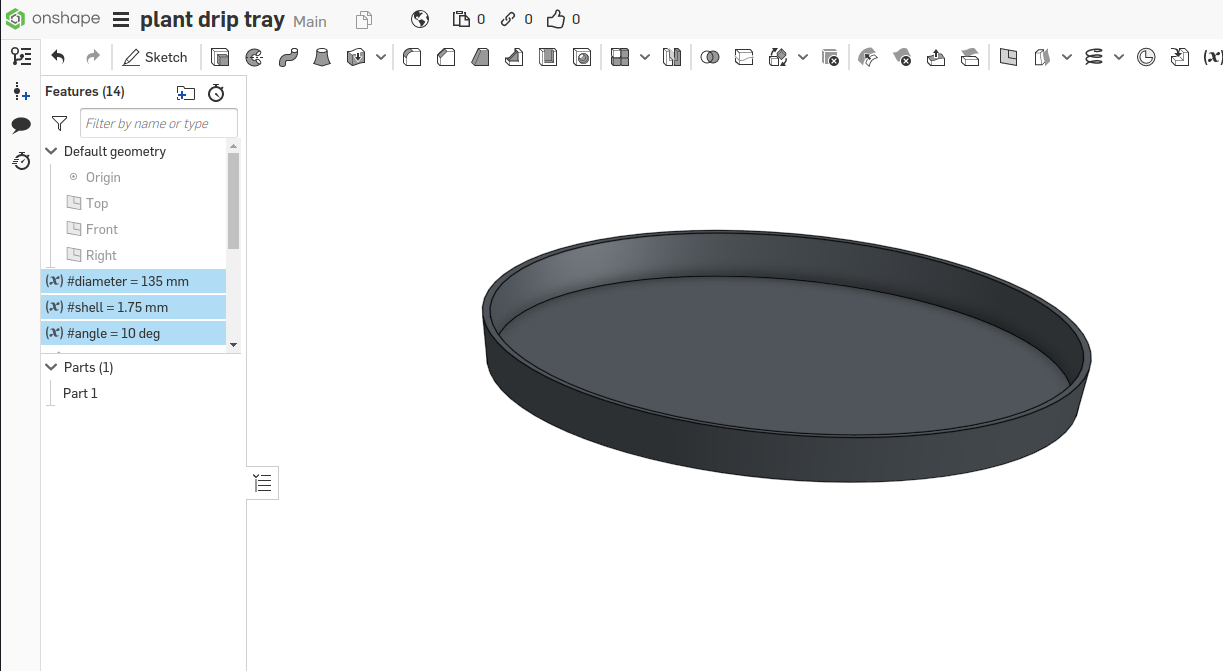plant drip tray, customizable - photo 2