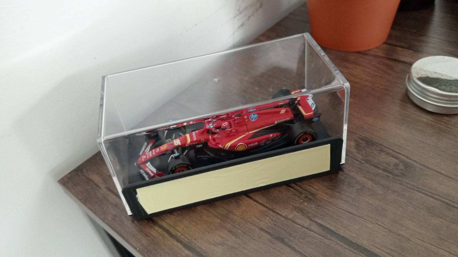 Ferrari SF-24 Invisible Display Shelf for 1:43 Burago Model (STL, STEP) - photo 2