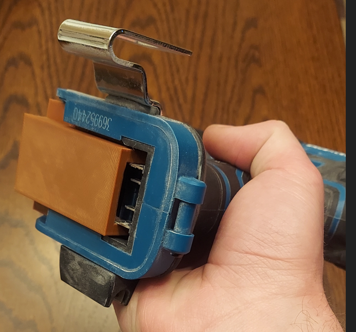 Hercules Tool Mount (battery slot insert) Hercules Battery Mount - photo 3