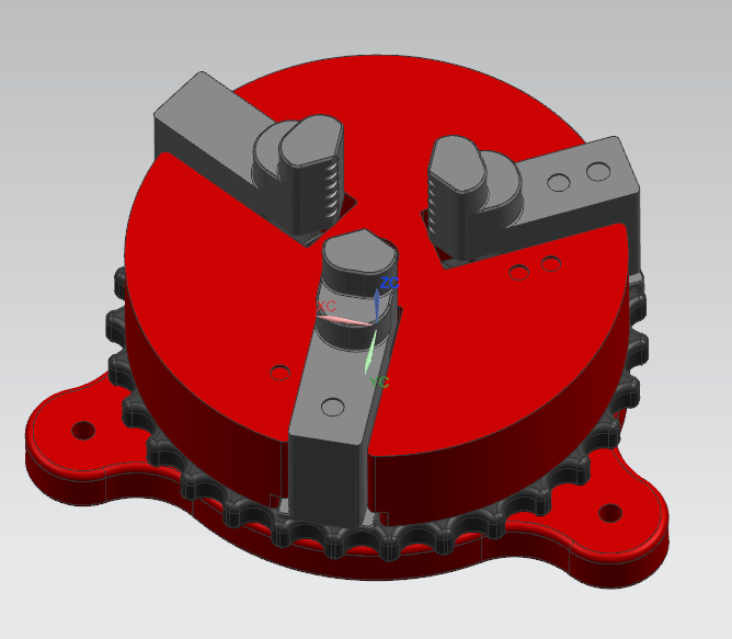 round vice - 3 point clamp